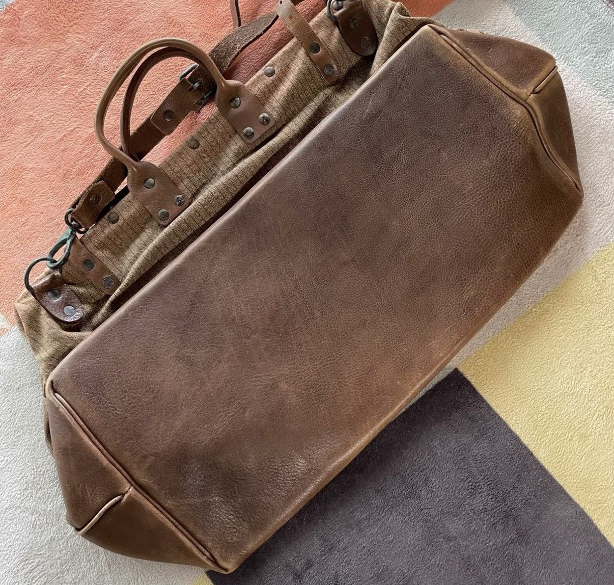 RRL Ralph Lauren RRL Ralph Lauren Double RL Doctor Bag Travel Bag K22 Size ONE SIZE - 4 Thumbnail
