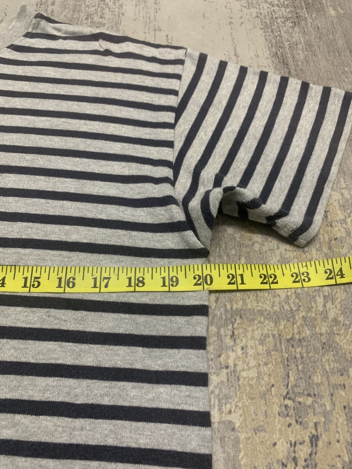 Japanese Brand Vintage 90s B. Hills Stripe Tee Size US M / EU 48-50 / 2 - 8 Thumbnail