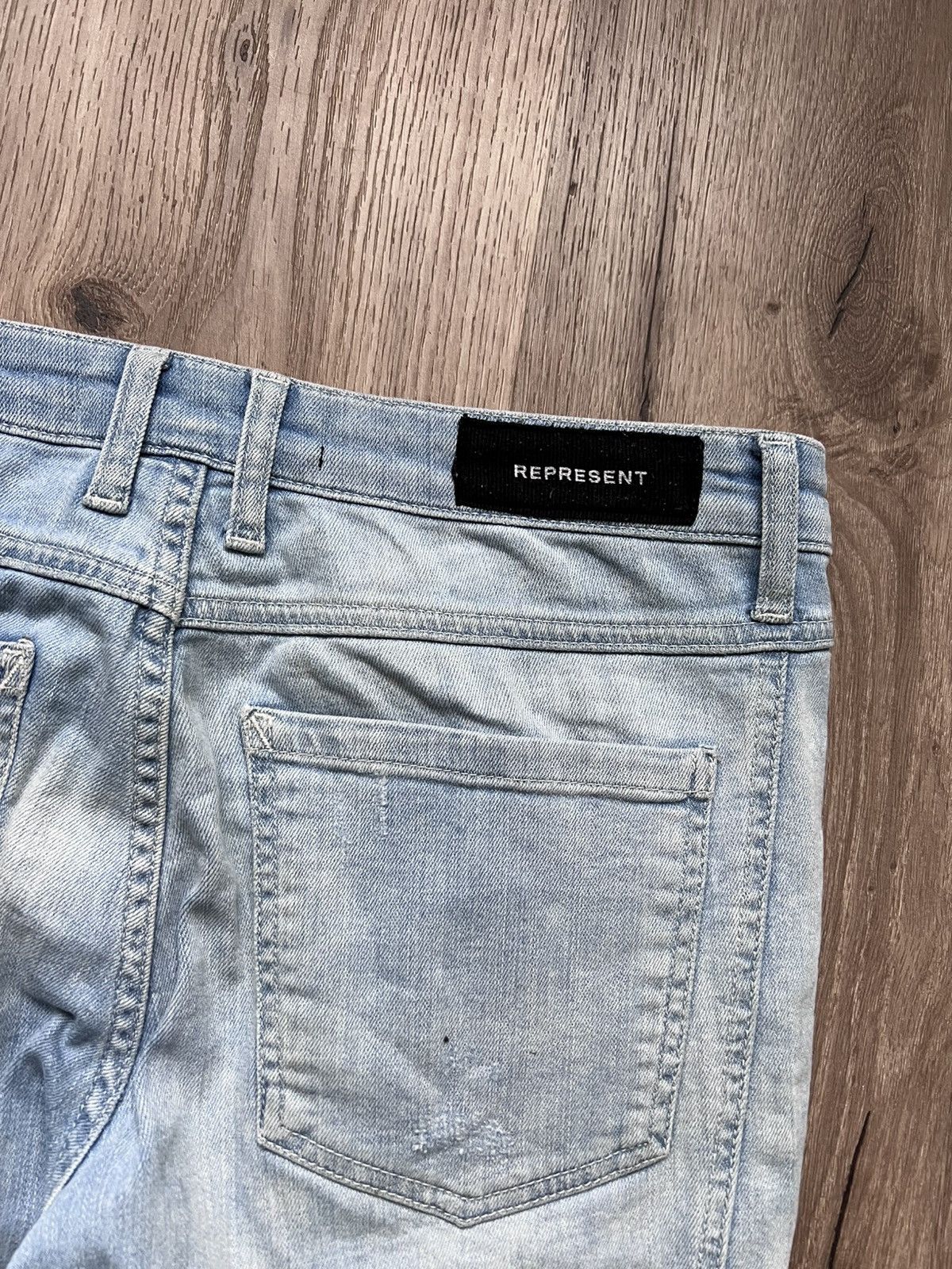 Represent Clo. 2 IN 1 REPRESENT Distressed Biker Pants Jeans Size US 32 / EU 48 - 9 Thumbnail