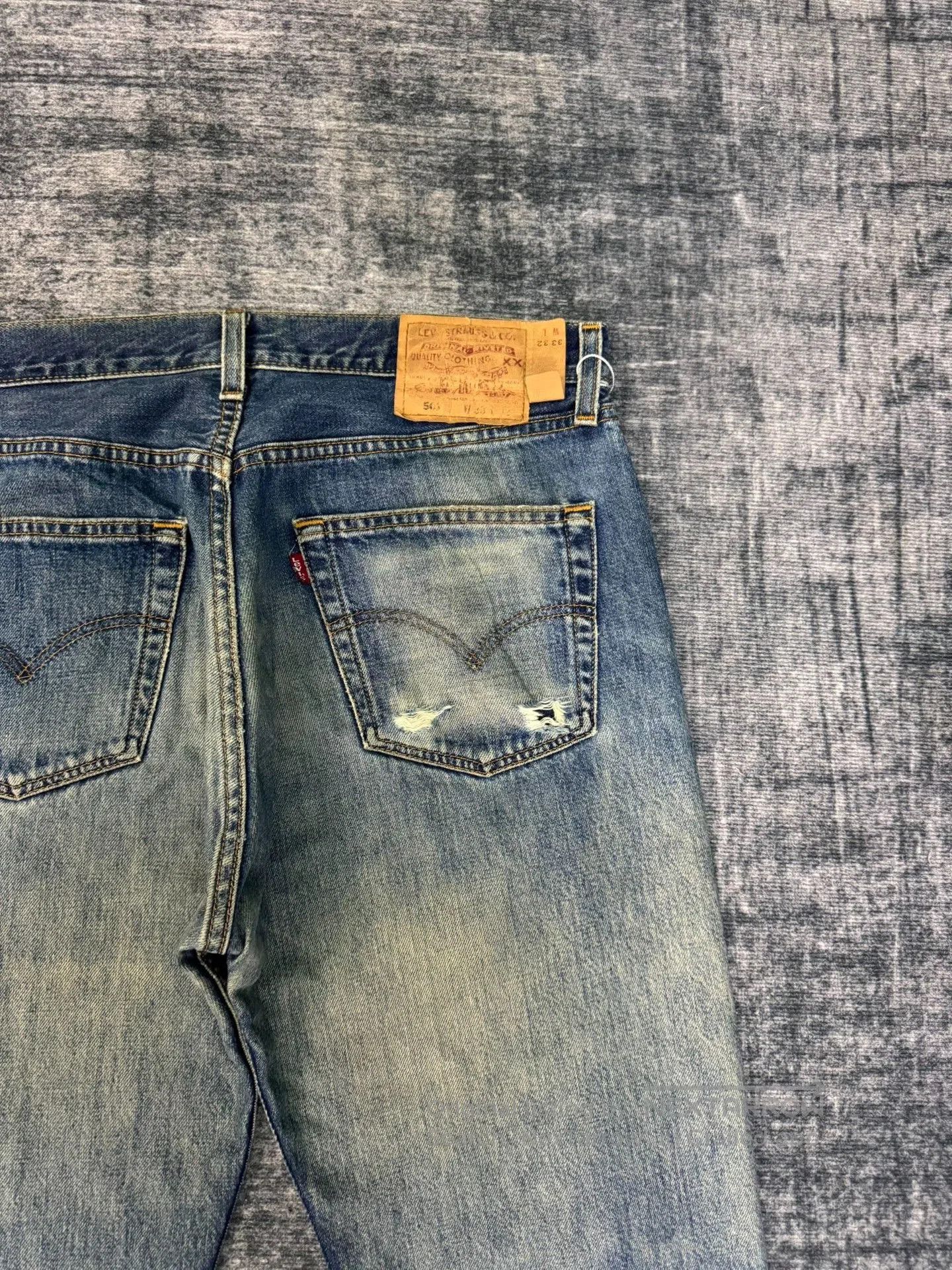 Levi's Vintage Levi's 501 90s Washed Blue Jeans. Size US 34 / EU 50 - 7 Thumbnail