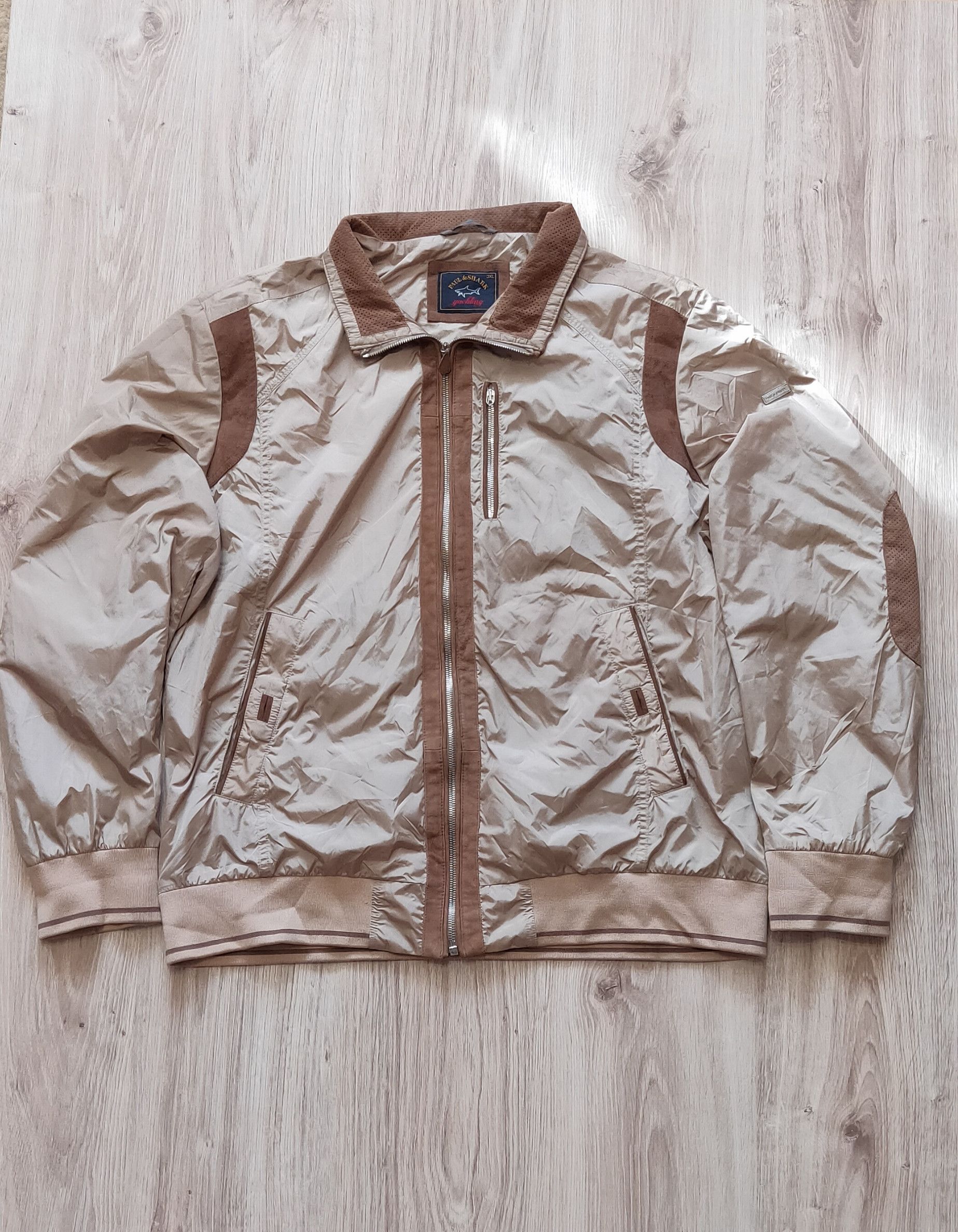 Paul & Shark Paul & Shark nylon jacket with leather details Size US XXL / EU 58 / 5 - 1 Thumbnail