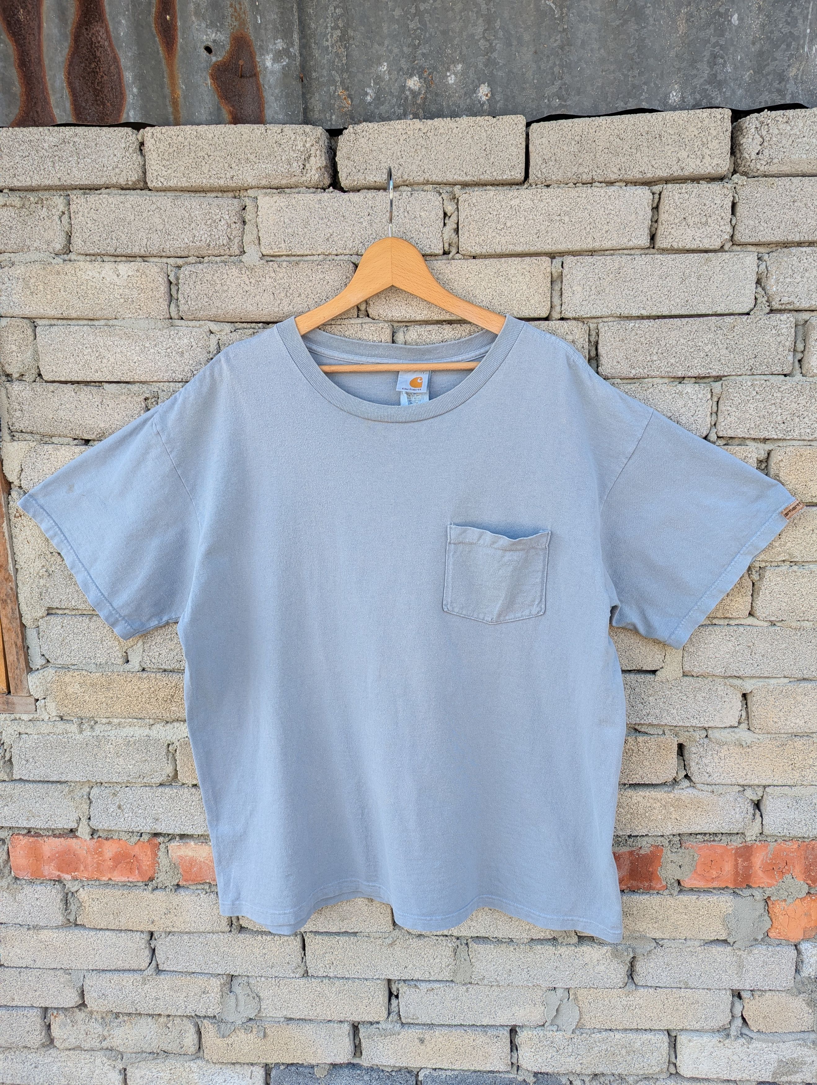 Carhartt Vintage 80s 90s Carhartt Pocket Tee Size US L / EU 52-54 / 3 - 1 Thumbnail