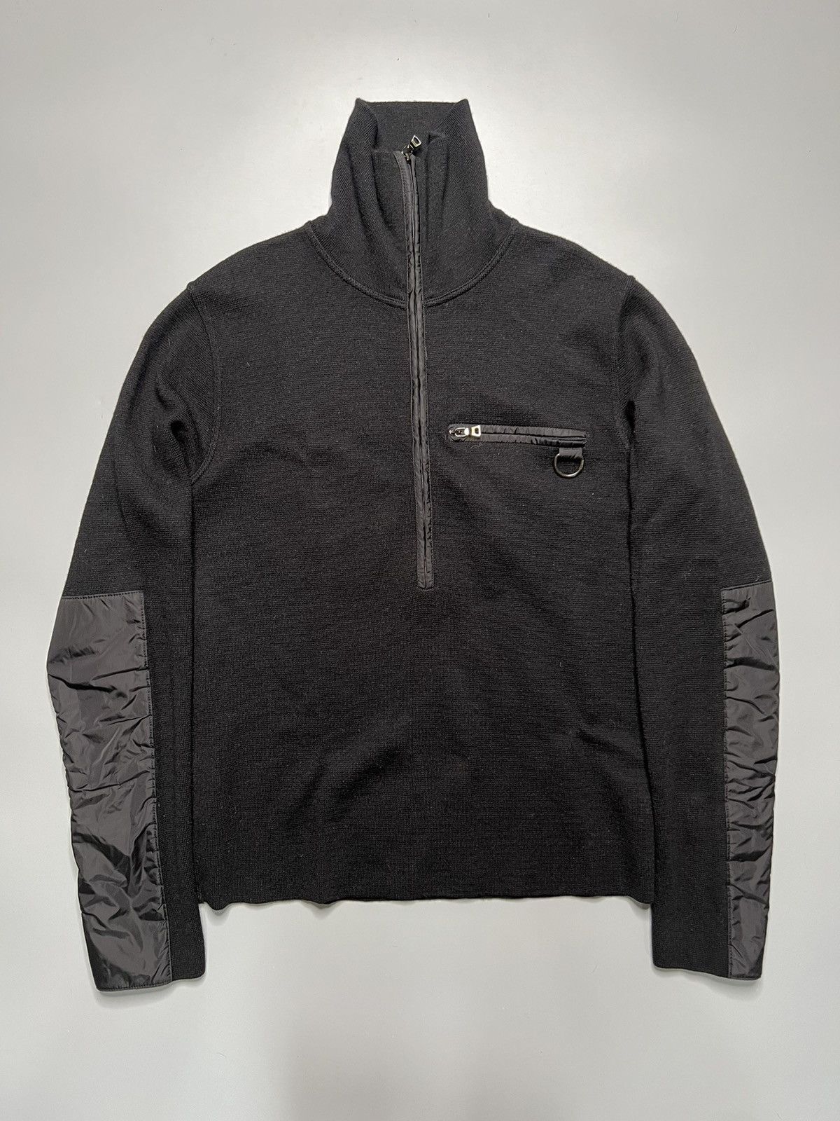 Prada half zip sweater hotsell