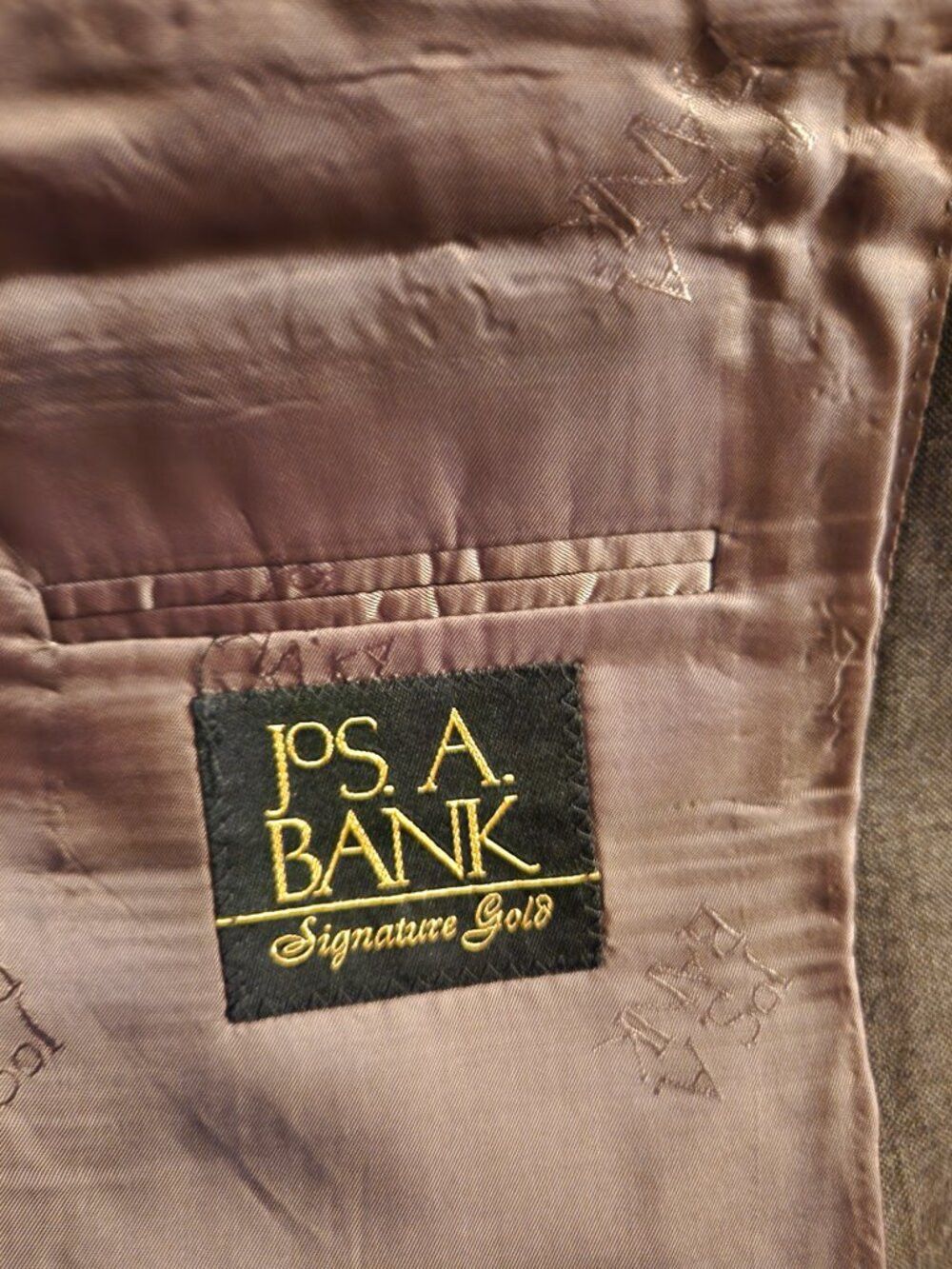 Jos. A. Bank jos.a.bank men's brown 100%wool sport coat blazer jacket 42R Size 42R - 2 Thumbnail