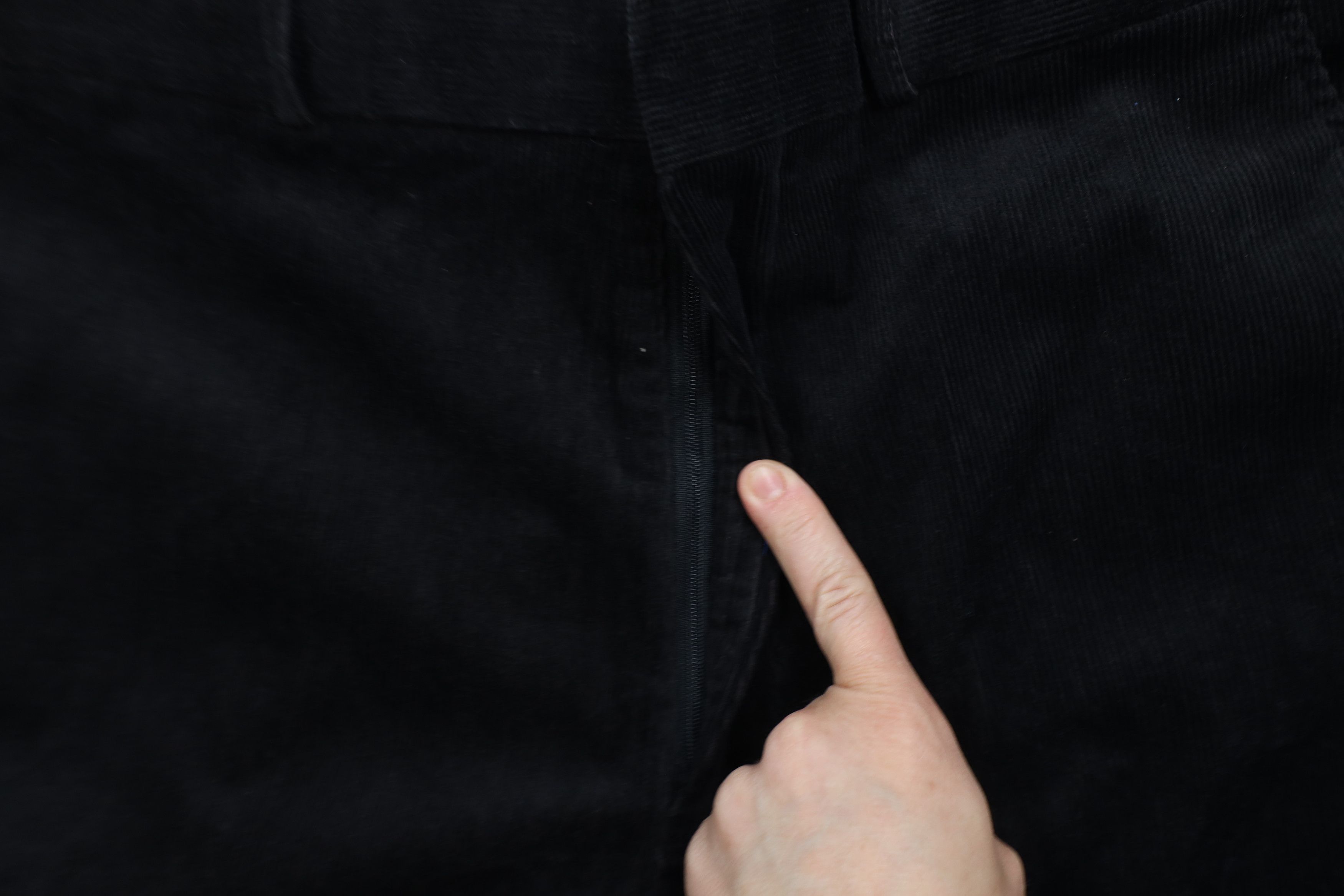 Vintage Vintage 90s Streetwear Wide Leg Corduroy Chino Pants Black Size US 38 / EU 54 - 6 Thumbnail