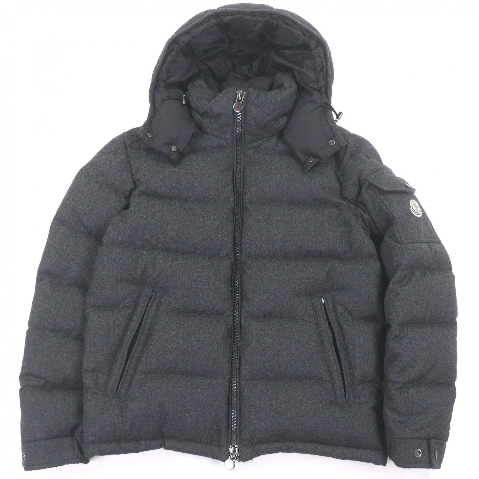 Moncler Moncler Moncler MONTGENEVRE GIUBBOTTO Wool Down Jacket Textile Outerwear DUTY FREE for USA Size ONE SIZE - 1 Thumbnail