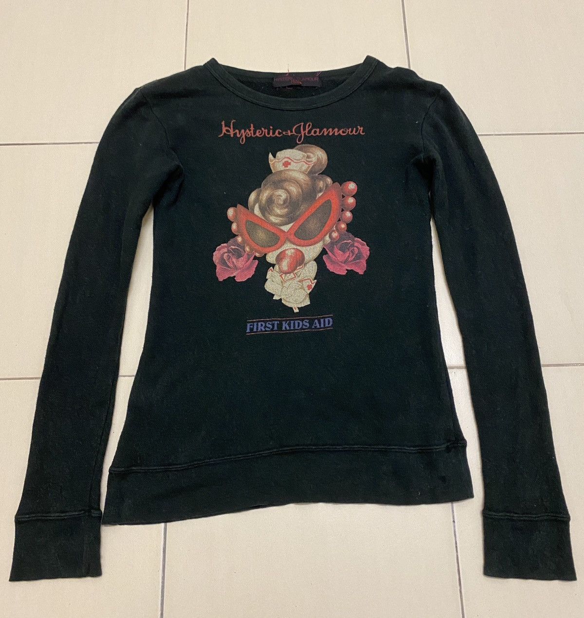 Hysteric Glamour Hysteric Mini First Kids Aid Long Sleeve Tshirt Size XS / US 0-2 / IT 36-38 - 1 Thumbnail