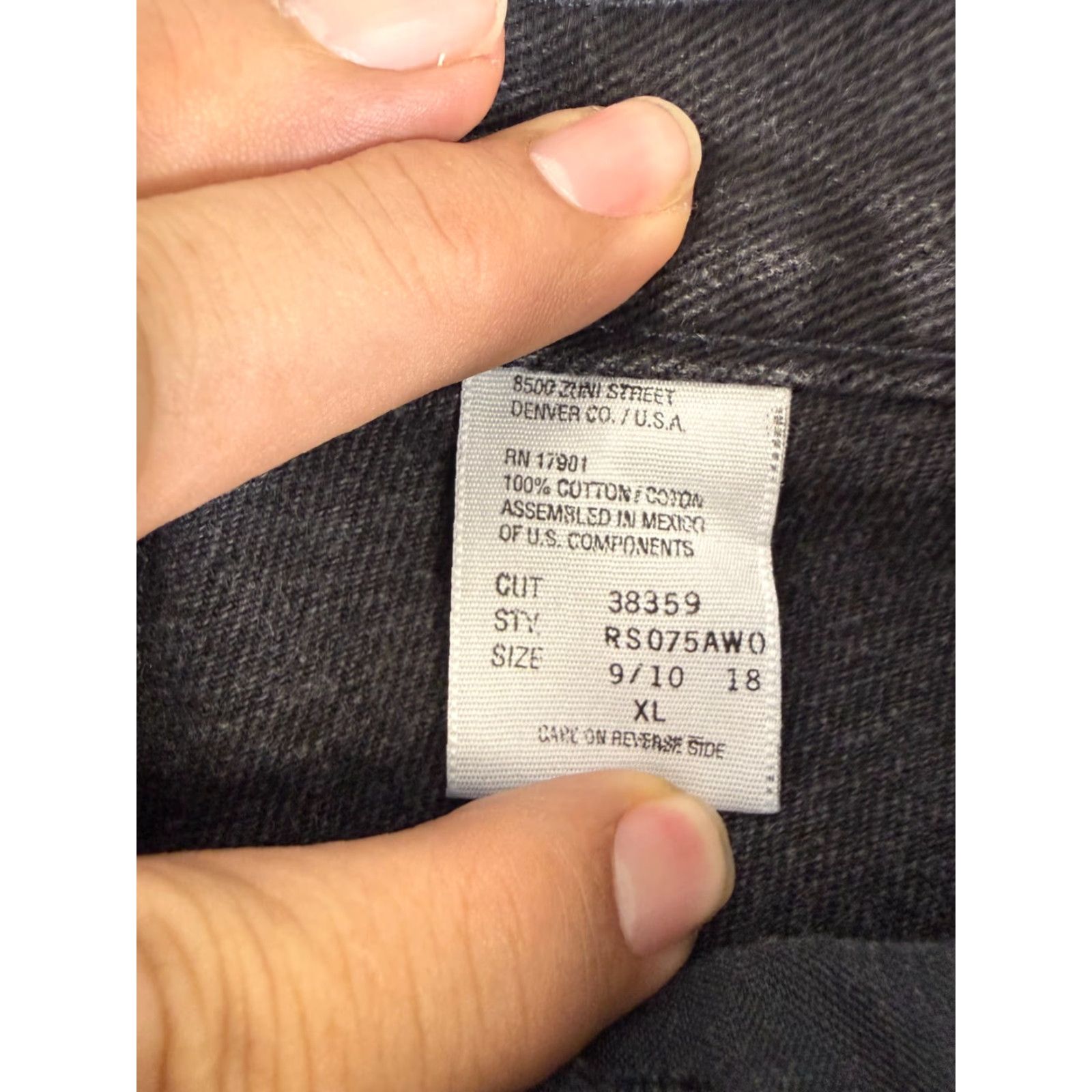 Vintage VINTAGE Rockies Rocky Mountain Jeans Womens 10 Black Denim 90s Western Bareback Zip Button Pockets Jeans Mens? Womens Size 27" / US 4 / IT 40 - 7 Thumbnail