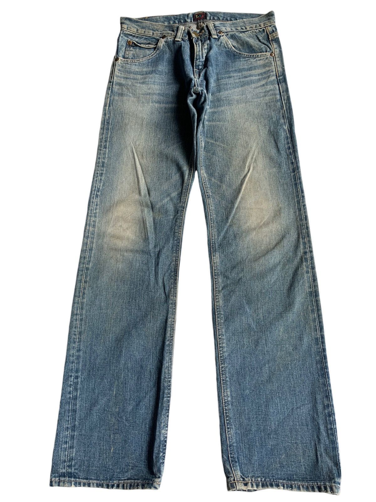 Jean × Lee Vintage Lee Riders Selvedge Distressed Denim Size US 30 / EU 46 - 1 Thumbnail