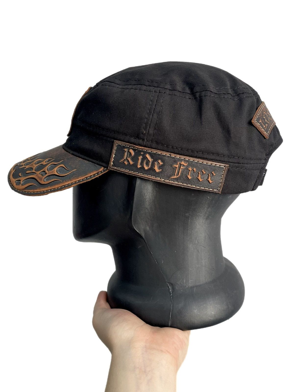 West Coast Choppers Patchwork west coast choppers cadet hat cap flames style Size ONE SIZE - 7 Thumbnail