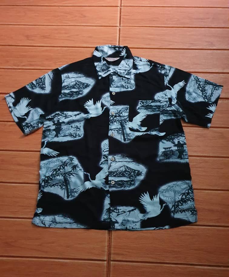 Japanese Brand 💥Honolulu bird yakuza style Hawaiian shirt Size US M / EU 48-50 / 2 - 5 Thumbnail
