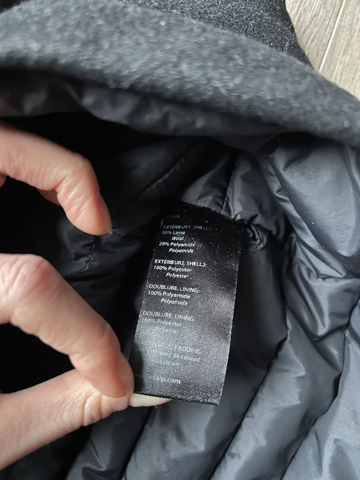 Fusalp Fusalp black wool city coat XL 42 Size XL / US 12-14 / IT 48-50 - 9 Thumbnail