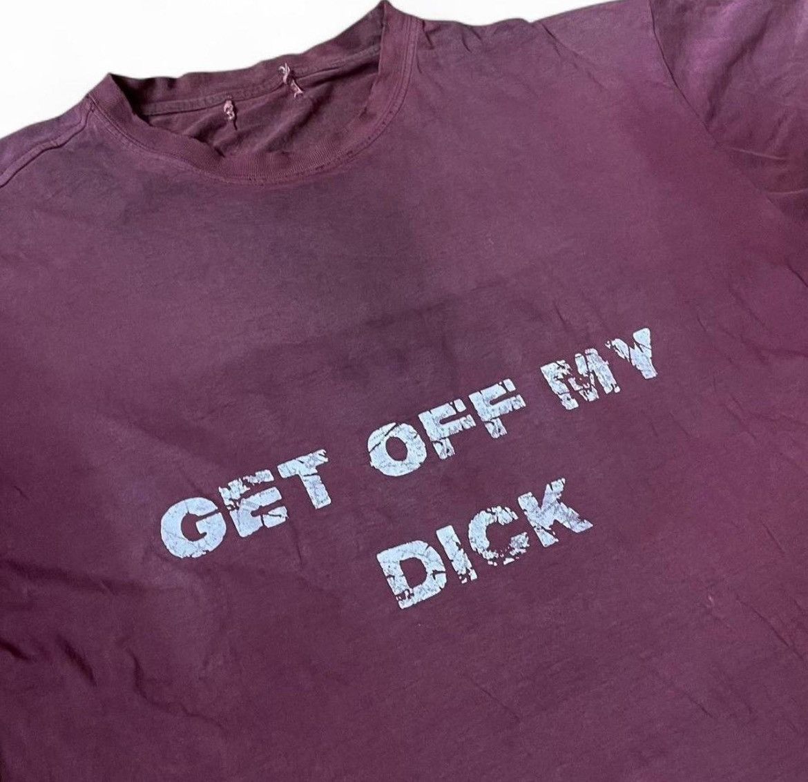 Band Tees VINTAGE 90S SEXY TEE GET OFF MY DICK PENIS FUNNY PORNO STAR Size US L / EU 52-54 / 3 - 4 Thumbnail