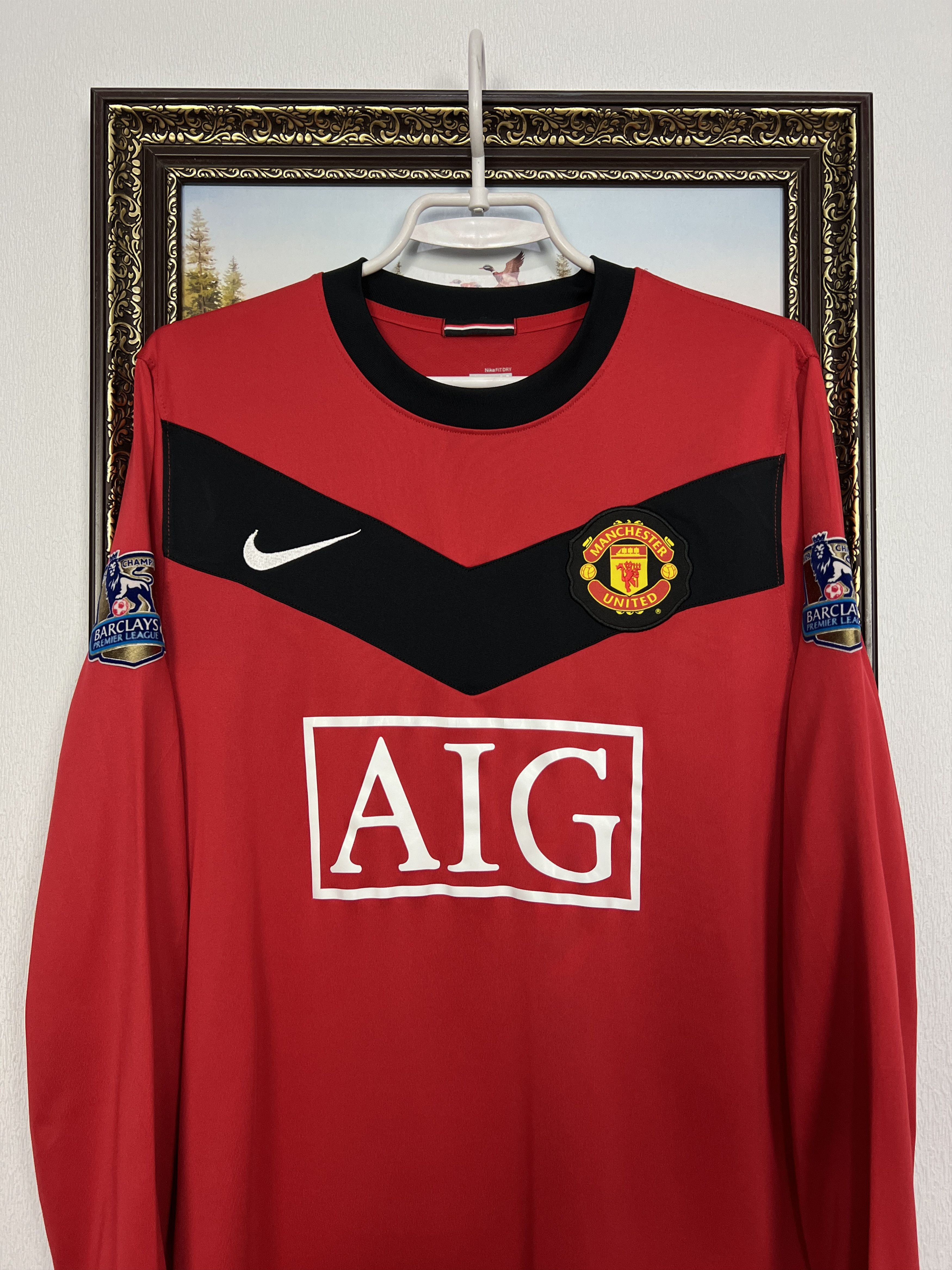 Nike Manchester United football shirt Berbatov Long Sleeve Jersey Size US M / EU 48-50 / 2 - 4 Thumbnail