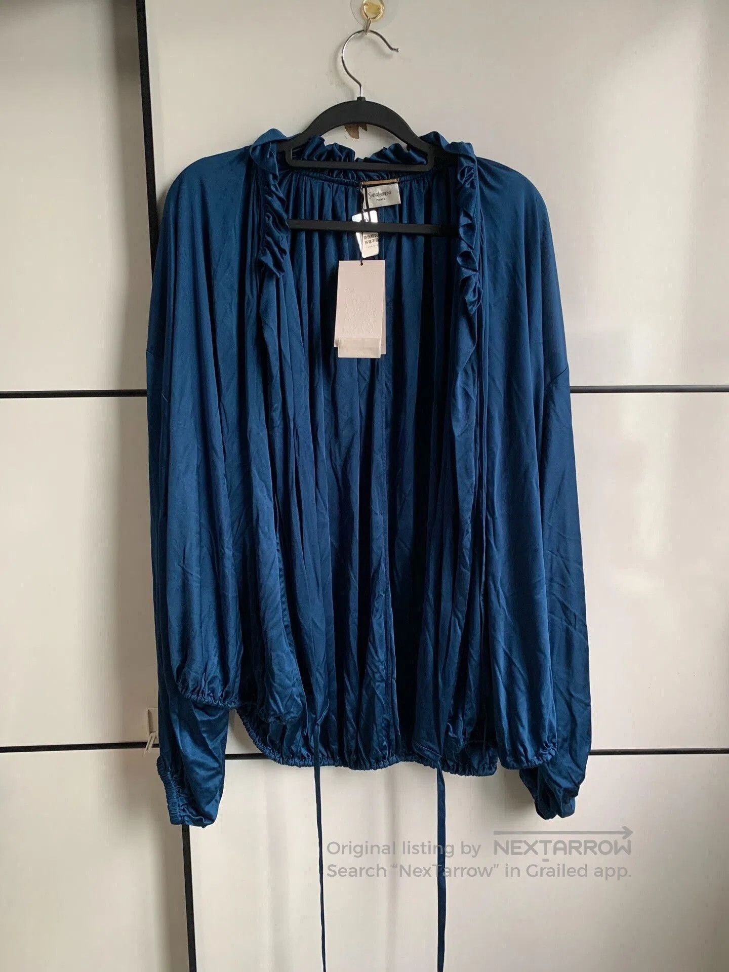 Saint Laurent Paris Saint Laurent Pleated Women's Top. Size M / US 6-8 / IT 42-44 - 1 Thumbnail