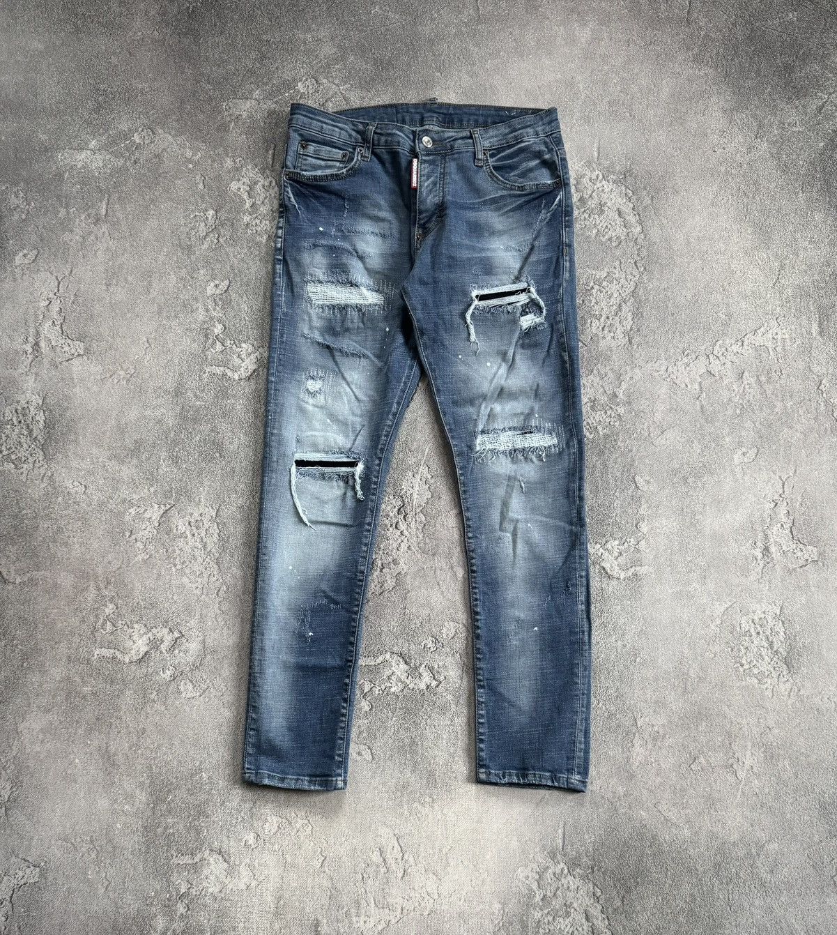 Dsquared2 Dsquared2 48size distressed denim pants trousers jeans Y2K Size US 34 / EU 50 - 5 Thumbnail