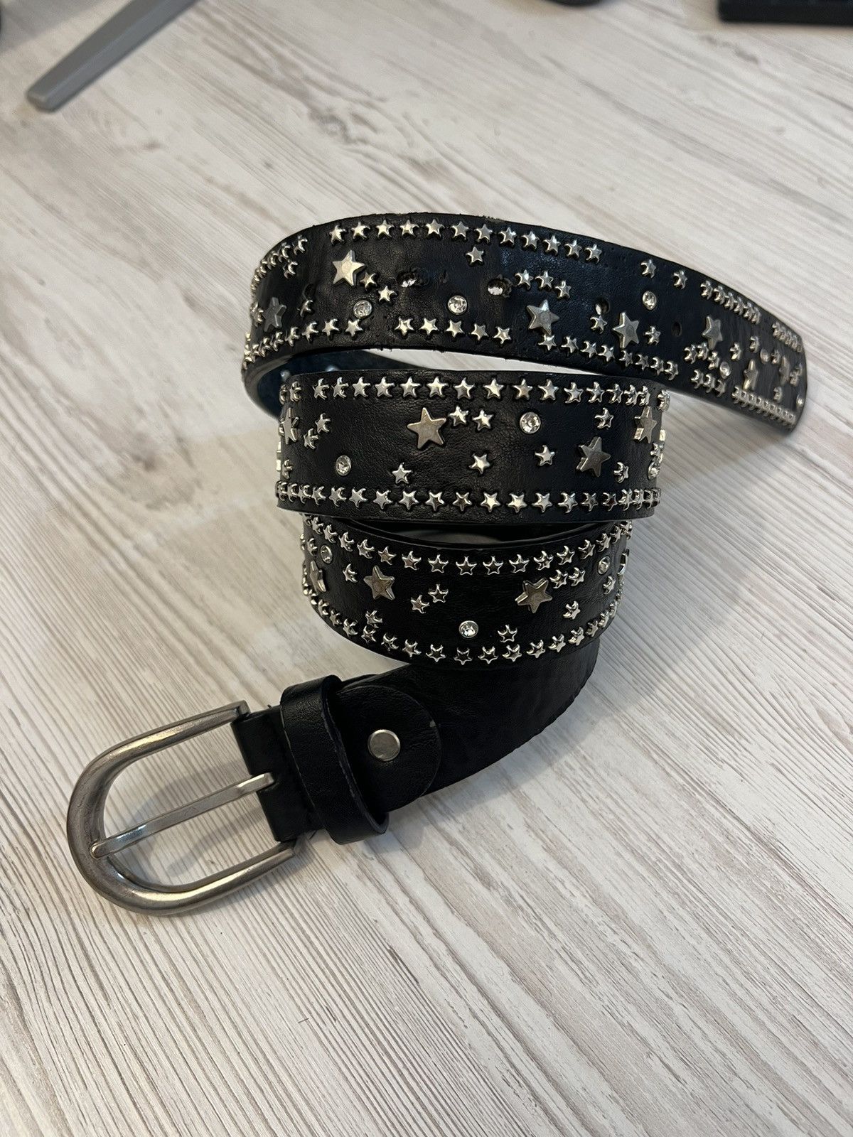 Hysteric Glamour × If Six Was Nine × Vintage Y2K Vintage Leather Belt BB Simon Style Size ONE SIZE - 1 Thumbnail