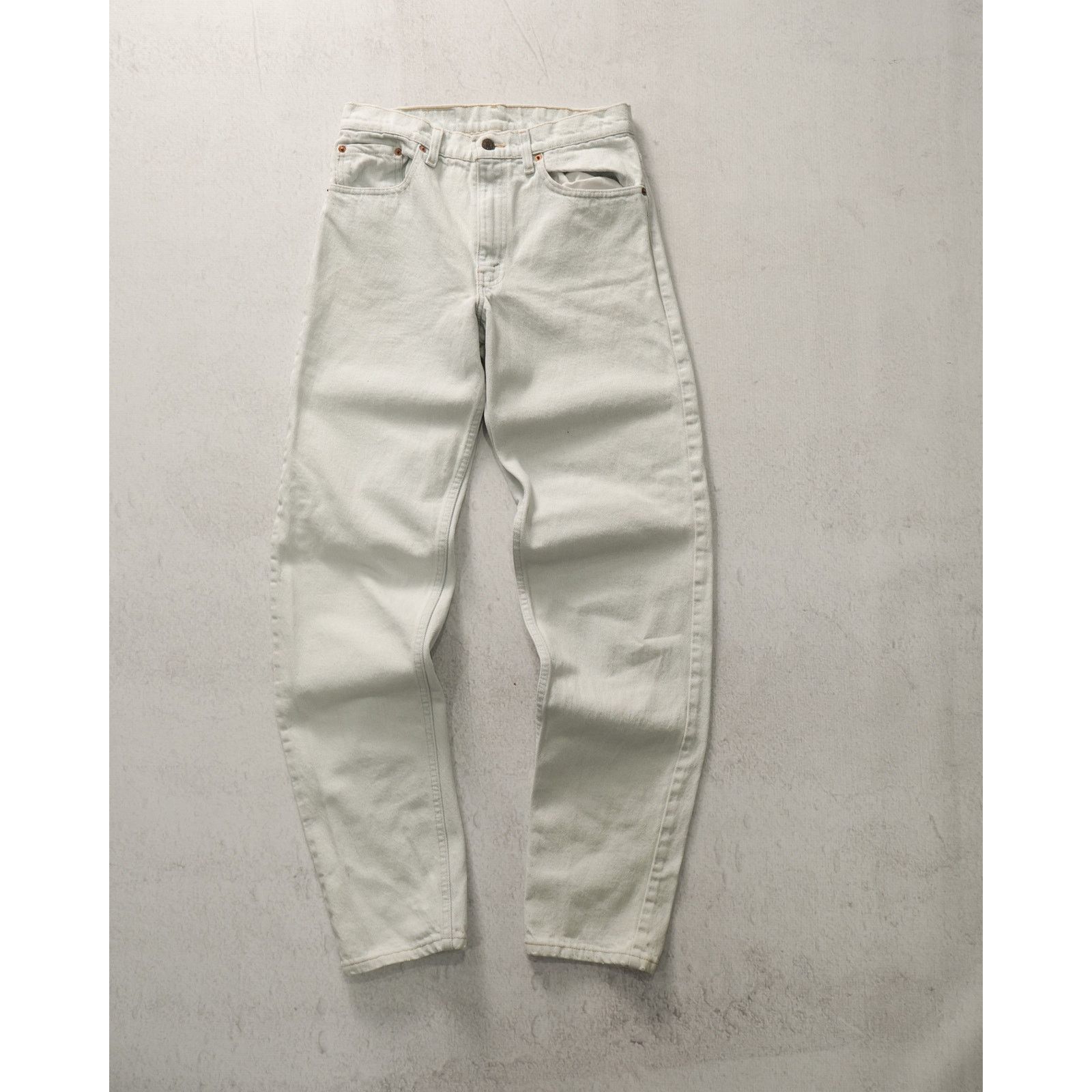 Levi's Vintage 90s Levis 550 White Jeans - Women's 30Wx32L Size 30" / US 8 / IT 44 - 1 Thumbnail