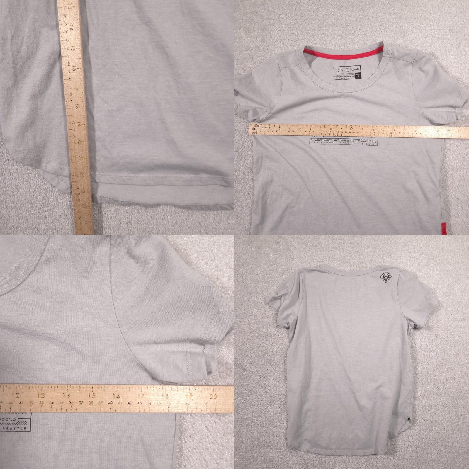 Vintage OMEN by HP Shirt Mens S Gray Gaming Graphic Tee Crewneck Short Sleeve Size US S / EU 44-46 / 1 - 8 Thumbnail
