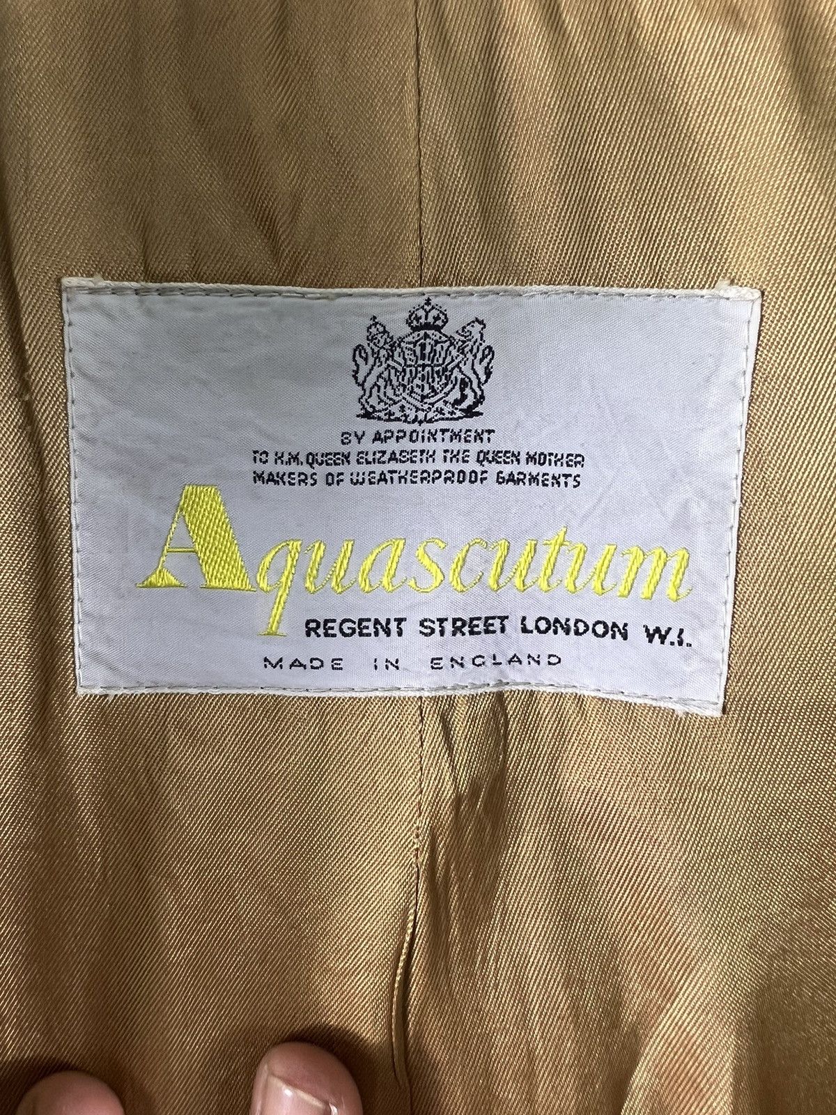 Aquascutum 🔥VERY VINTAGE🔥 AQUASCUTUM LONDON TRENCH COAT Size M / US 6-8 / IT 42-44 - 9 Thumbnail