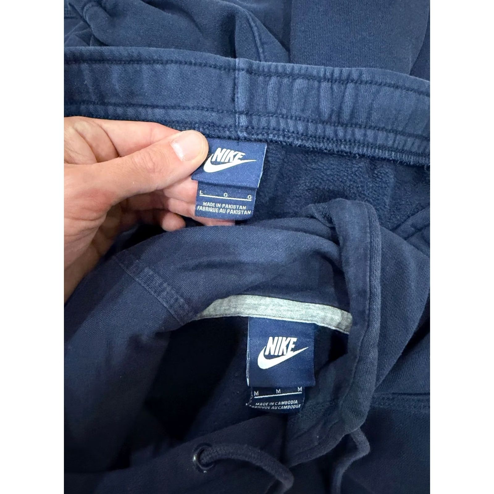 Nike Nike Club Fleece Blue Sweatshirt & Pants Set Medium / Large Sweatsuit 90s Mens Size US M / EU 48-50 / 2 - 3 Thumbnail