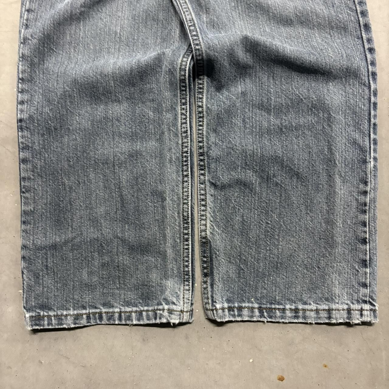 Vintage Crazy Vintage Y2K/2000s Baggy Skater Style Dark Wash Denim Jeans! Size US 38 / EU 54 - 5 Thumbnail