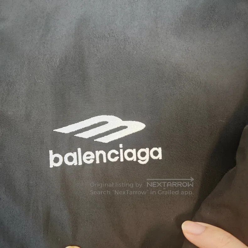 Balenciaga Balenciaga 3B Embroidered Logo Black Anti-Pilling Jacket Size US S / EU 44-46 / 1 - 2 Thumbnail