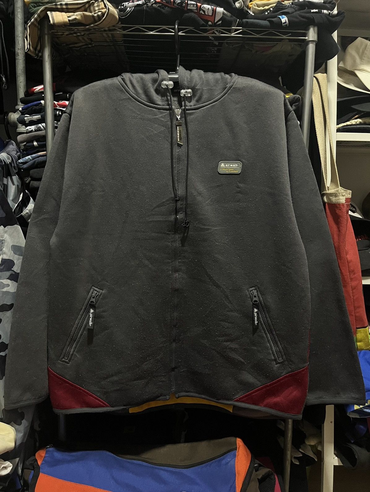 Airwalk Airwalk Skateboard Hoodie Jacket Rubber Logo Size US L / EU 52-54 / 3 - 1 Thumbnail