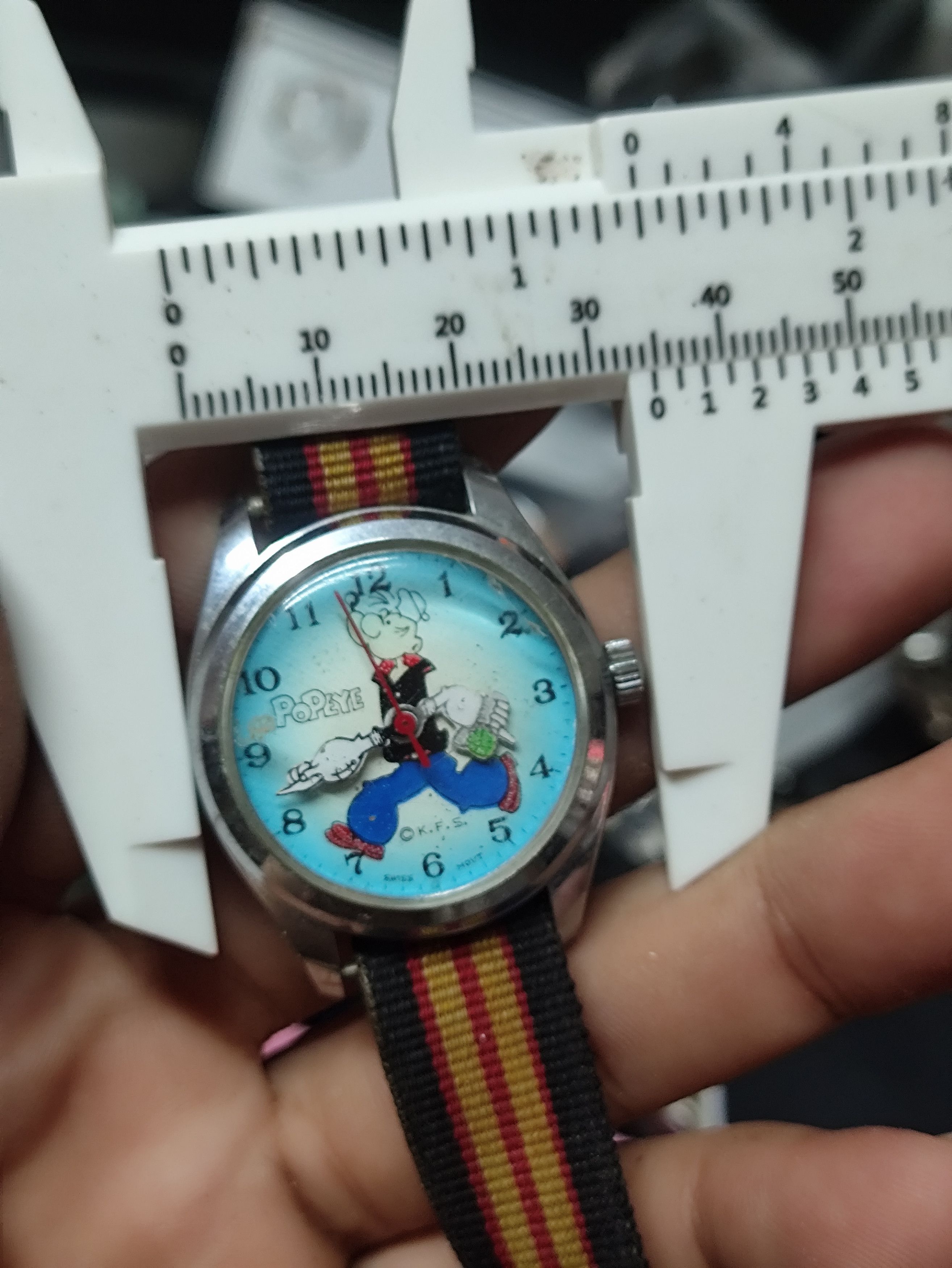 Vintage Vintage Popeye Automatic Hand Winding Watch JAPAN Size ONE SIZE - 2 Thumbnail