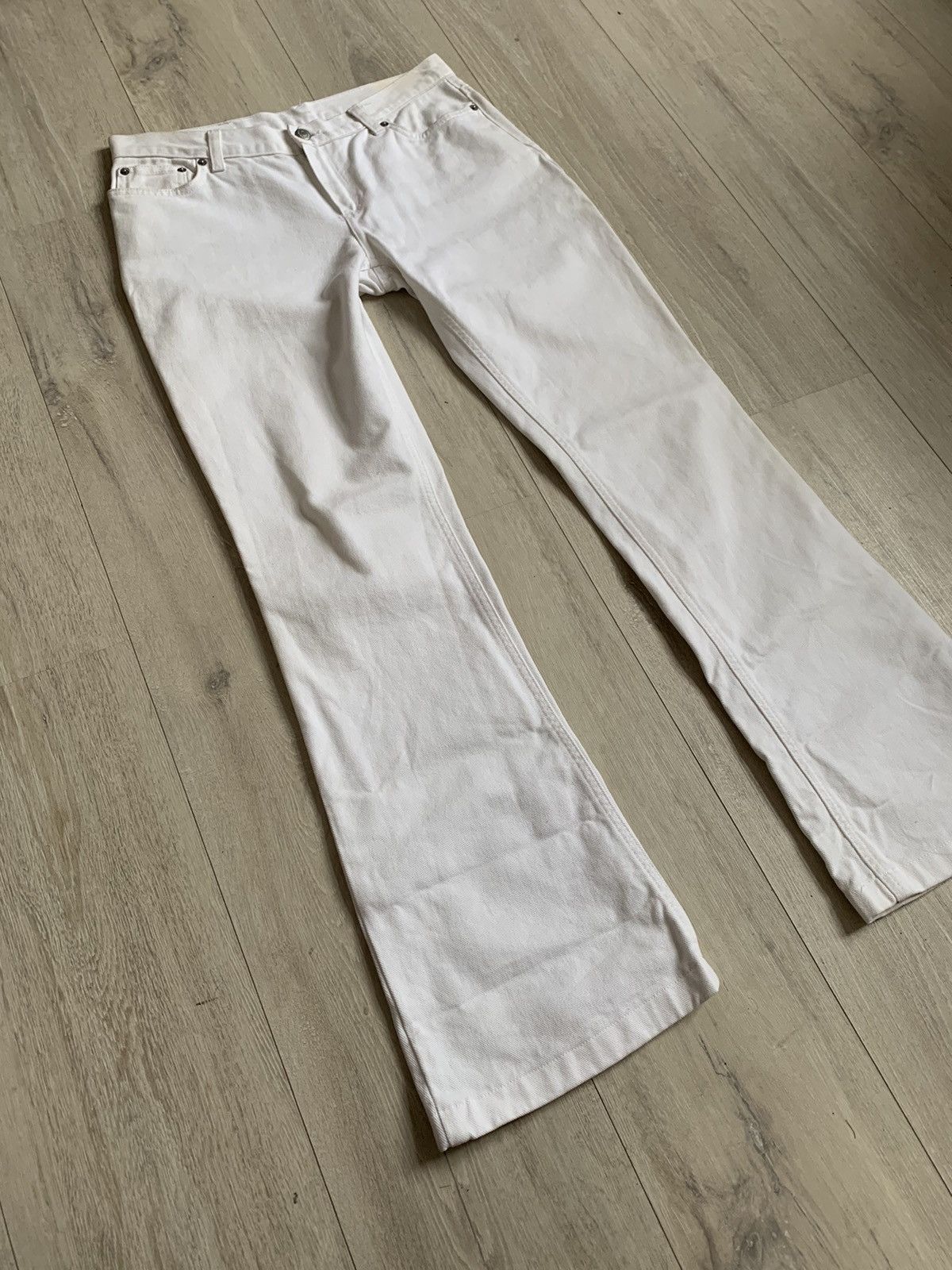 RICHMOND】the rich white flared jeans