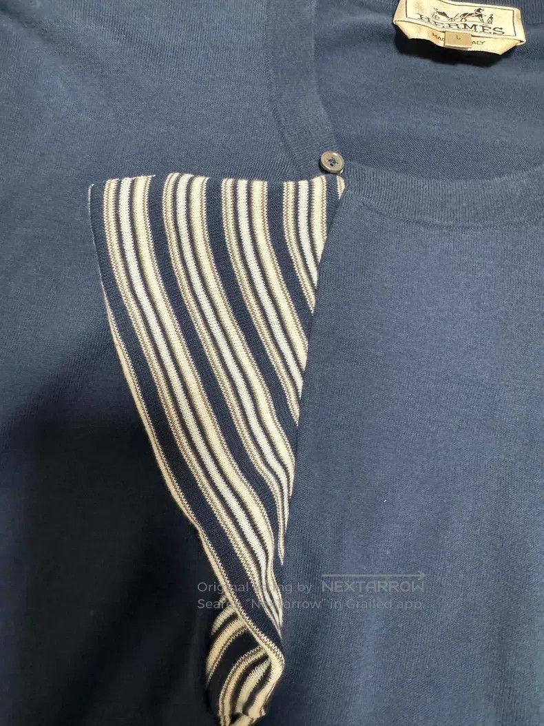 Hermes Hermes Short Sleeve, Limited Edition, Unique Collar Design Size US L / EU 52-54 / 3 - 9 Thumbnail