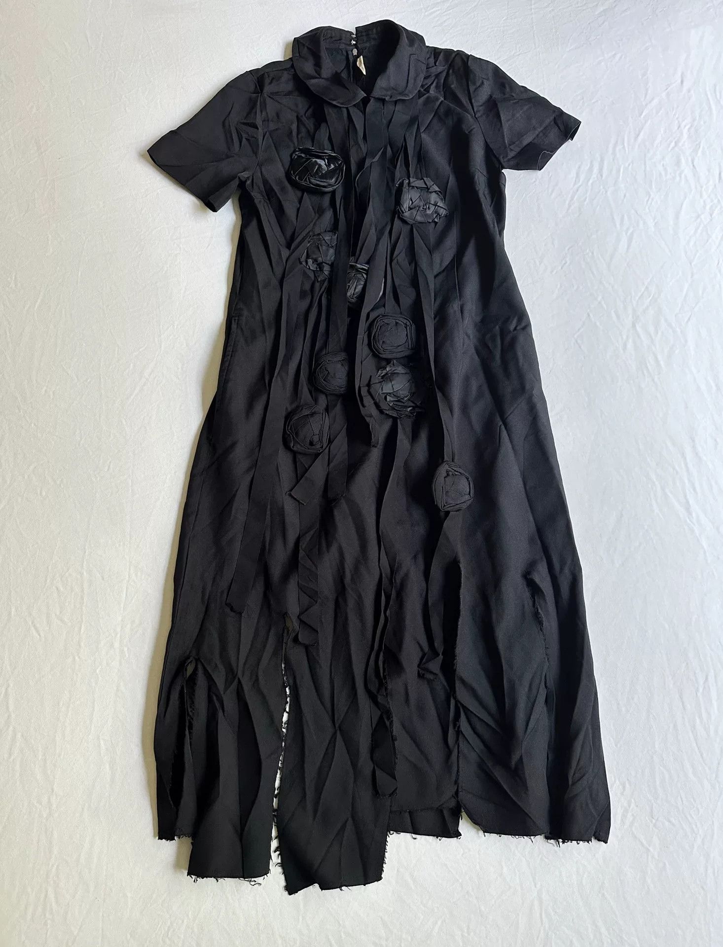 Rei Kawakubo Comme des Garcons Torn Rose Dress Size M / US 6-8 / IT 42-44 - 1 Thumbnail