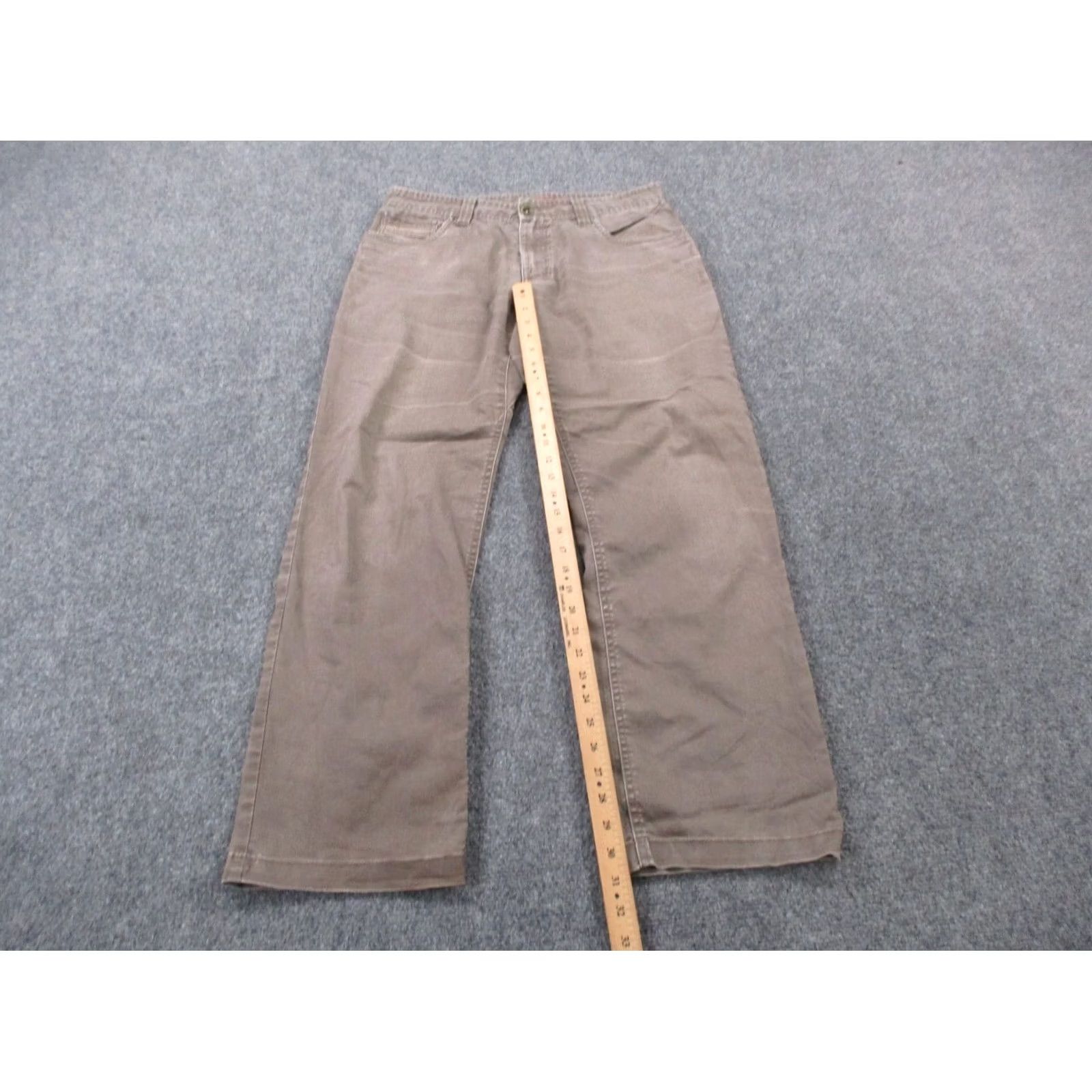 Prana Prana Pants Men 32 X 32 Beige Denim Straight Bootcut Stretch Breathable Casual Size US 32 / EU 48 - 3 Thumbnail