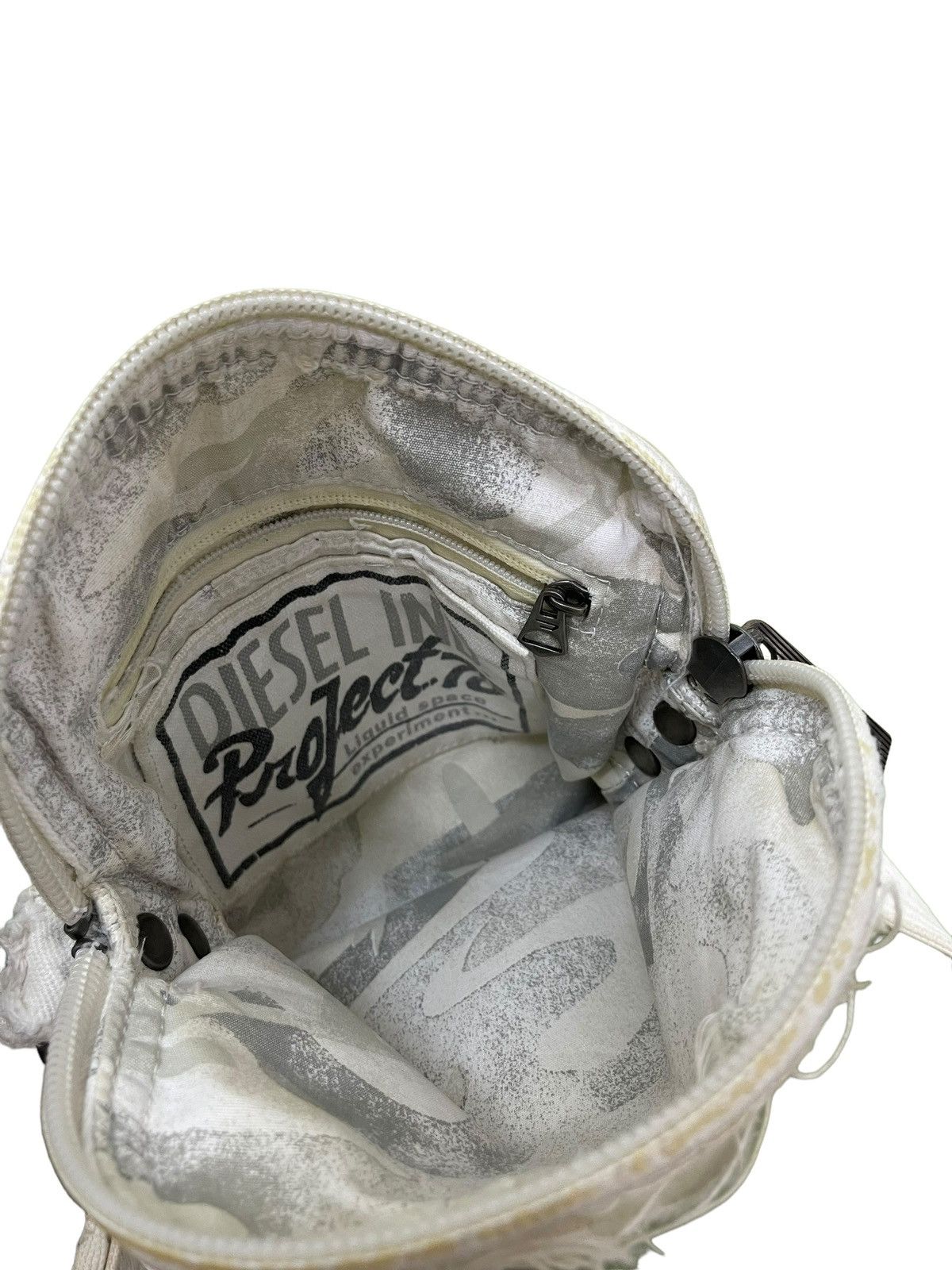 Diesel Cross Body Y2K Diesel Industries Distress Cotton Bag 1🟩 Size ONE SIZE - 21 Thumbnail