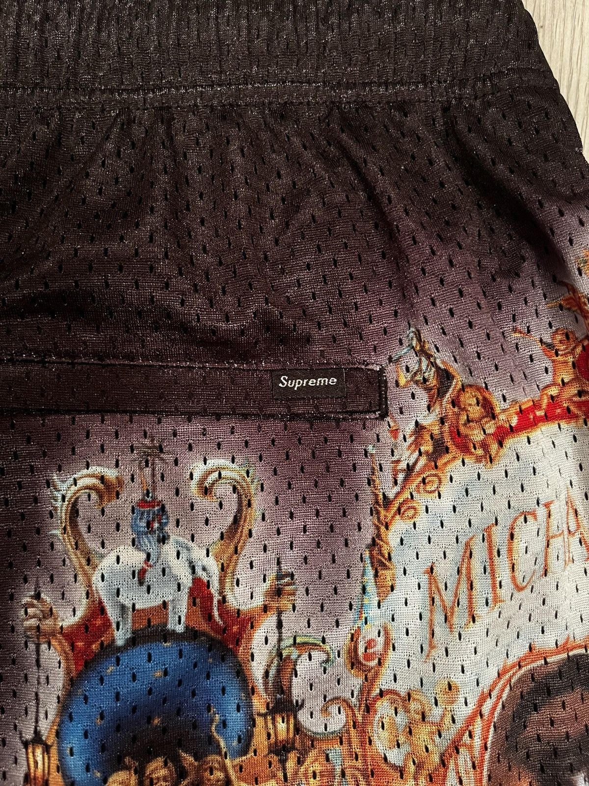 Supreme Michael Jackson Dangerous Mesh Short Black - Size XL