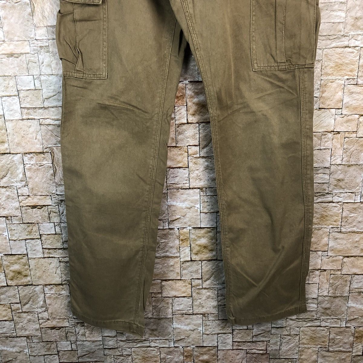 Japanese Brand Red Skins Brown utility Cargo Multipocket Pants #A650 Size US 31 - 7 Thumbnail