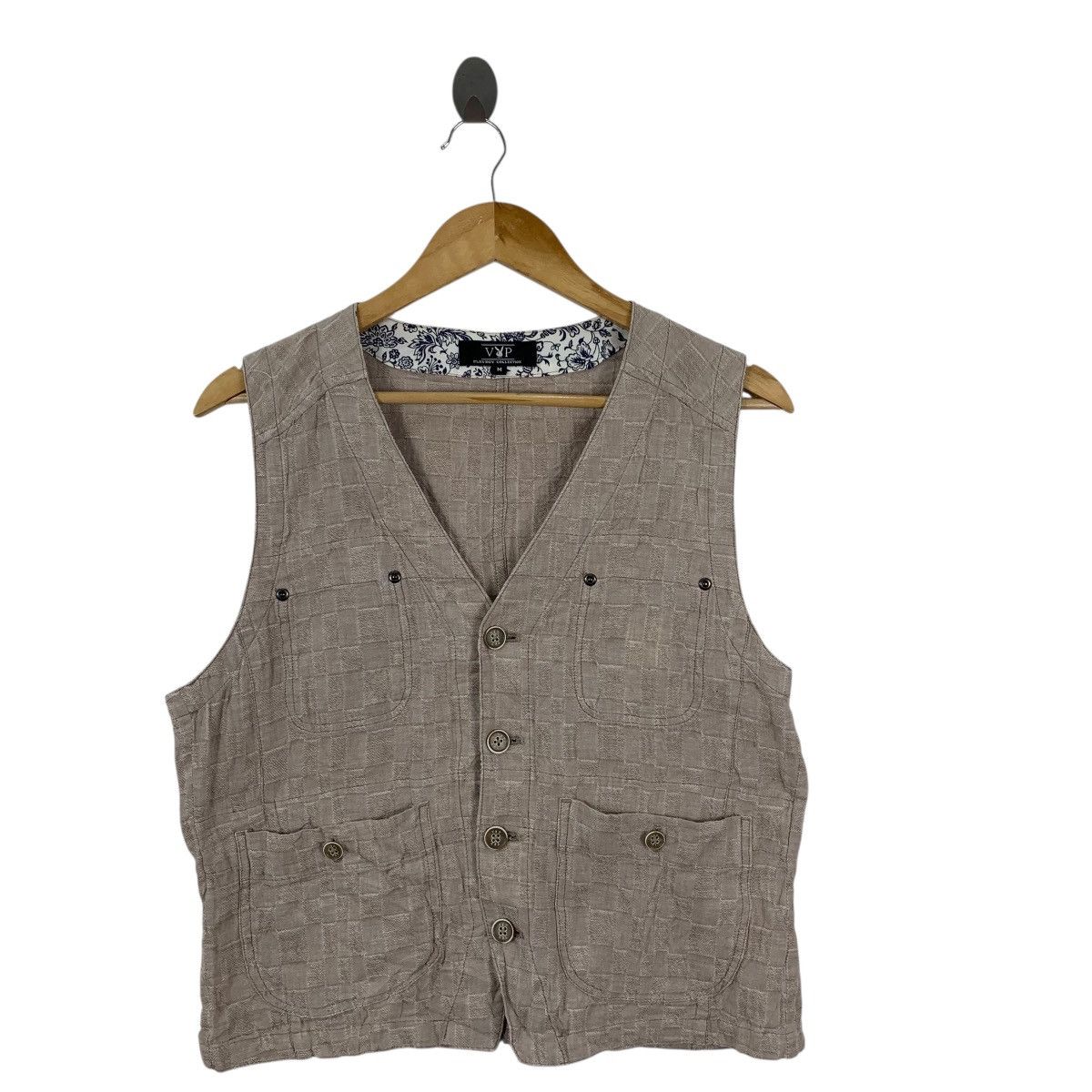 Playboy Vintage PLAYBOY VIP COLLECTION Paisley Vest Top Sleeveless Size M / US 6-8 / IT 42-44 - 4 Thumbnail