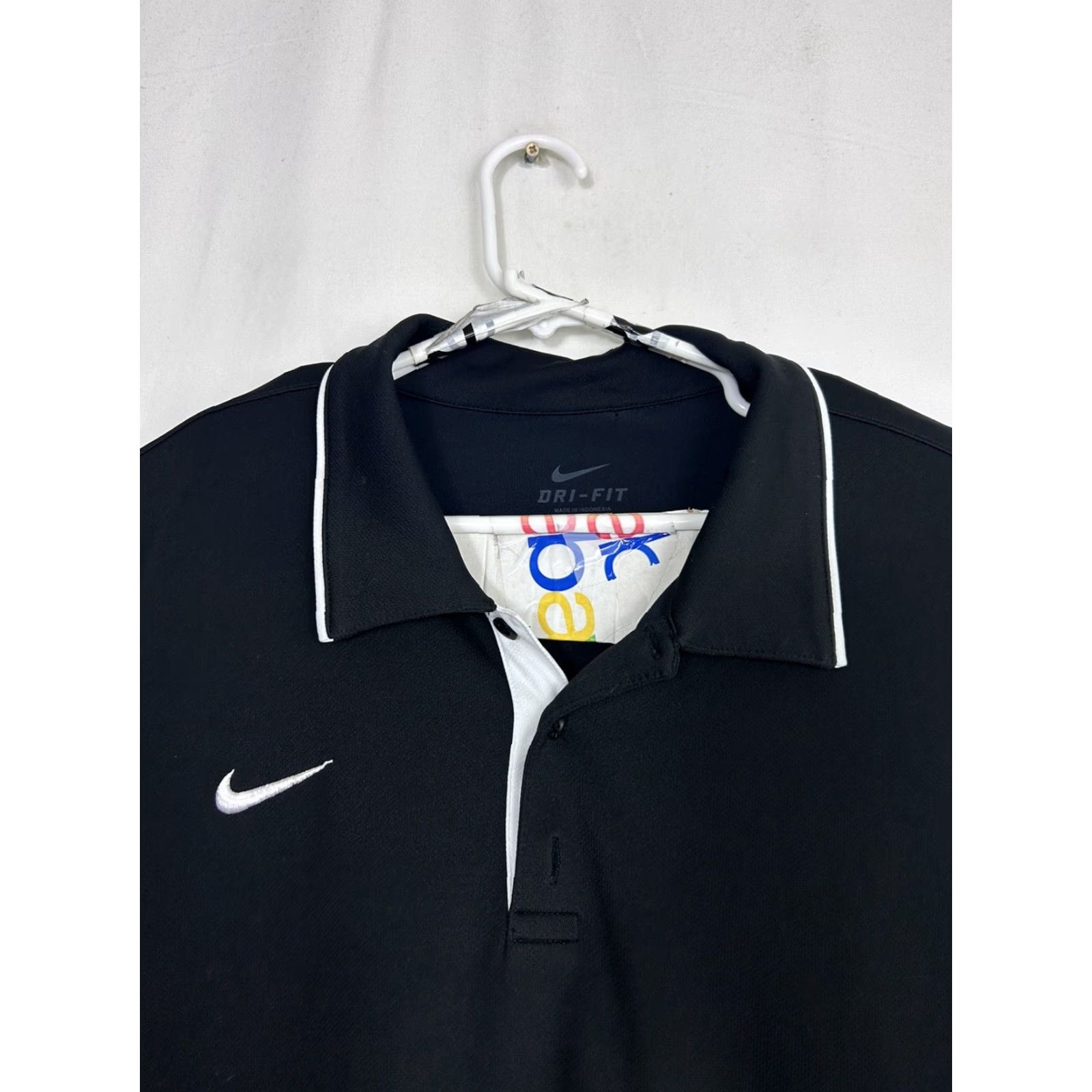 Nike Nike Dri Fit Mens XL Black White Active Golf Lightweight Polo Shirt Size US XL / EU 56 / 4 - 3 Thumbnail