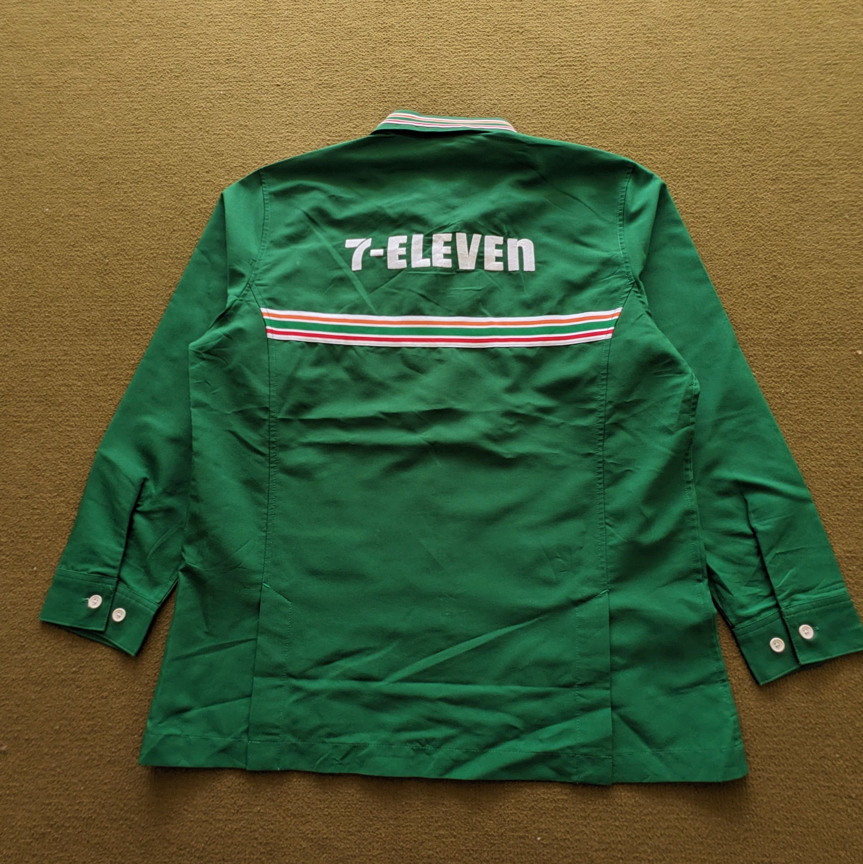 Vintage Vintage 7 ELEVEN Uniform Workers Jacket Size US L / EU 52-54 / 3 - 1 Thumbnail
