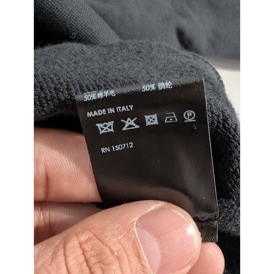Amiri o1rshd1 Stitch Amiri Logo Hoodie in Black Size US M / EU 48-50 / 2 - 18 Thumbnail