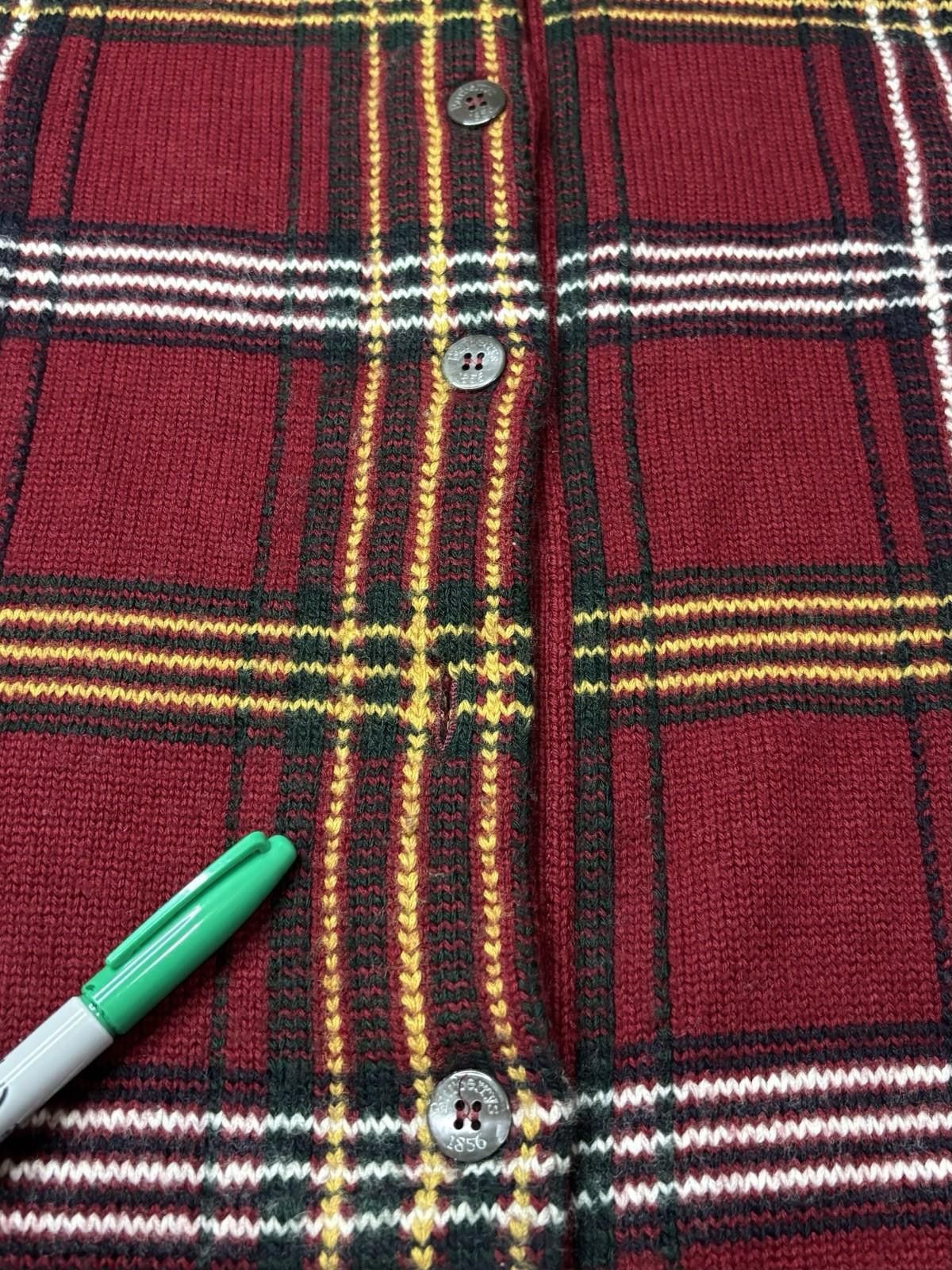 Burberry VTG Burberry Cardigan Sweater Womens 44 M Wool Blend Spain Size M / US 6-8 / IT 42-44 - 7 Thumbnail