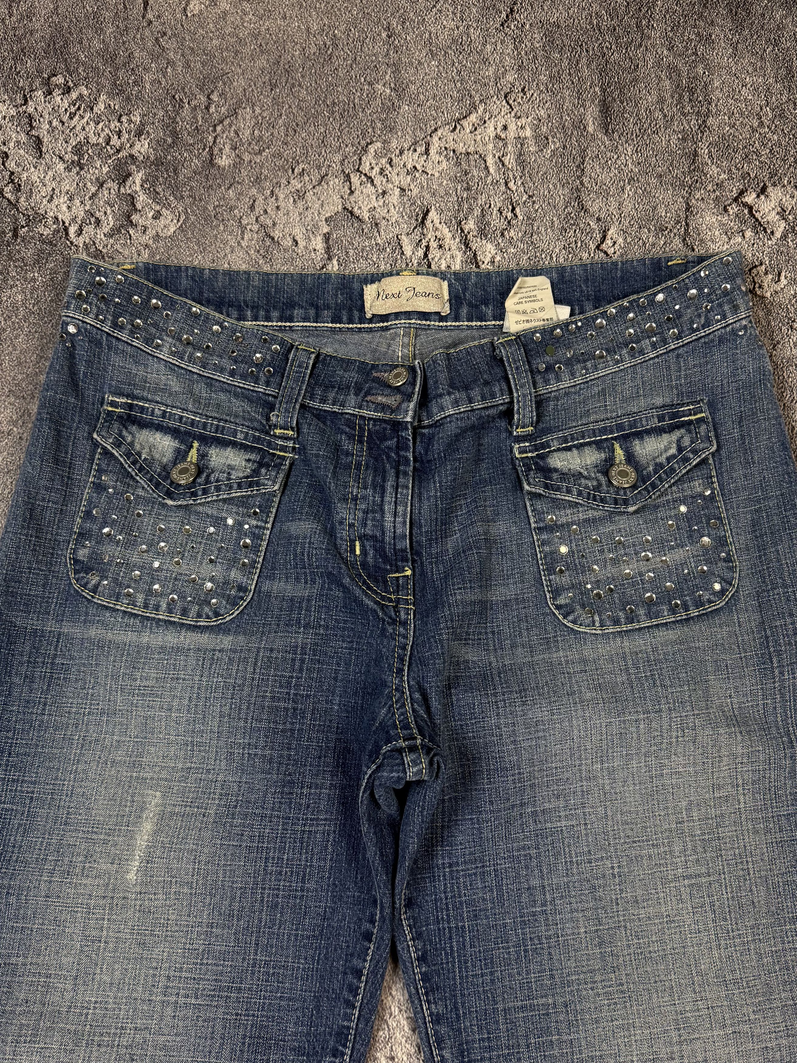 If Six Was Nine Y2K Vintage Flared 2000s Glamour Sexy Jeans Size 30" / US 8 / IT 44 - 6 Thumbnail