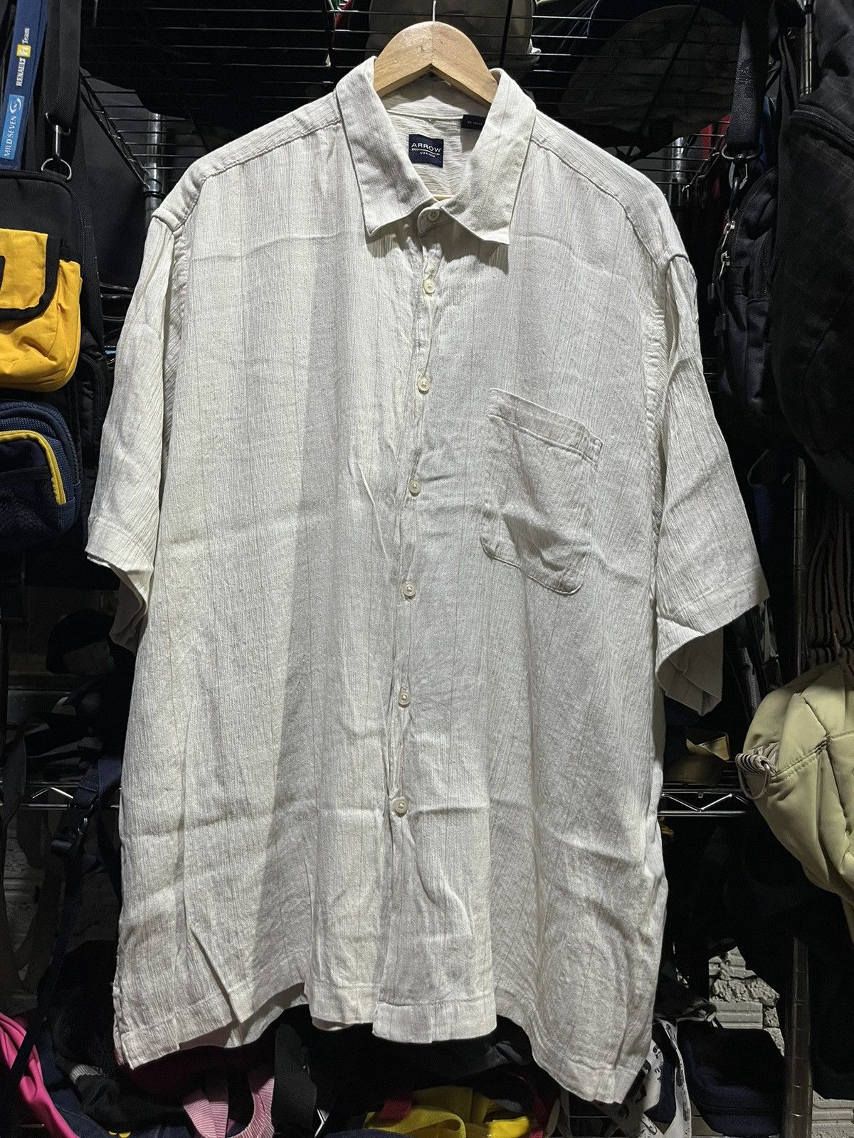 Arrow Arrow Plaid Rayon Shirt Size US XXL / EU 58 / 5 - 1 Thumbnail