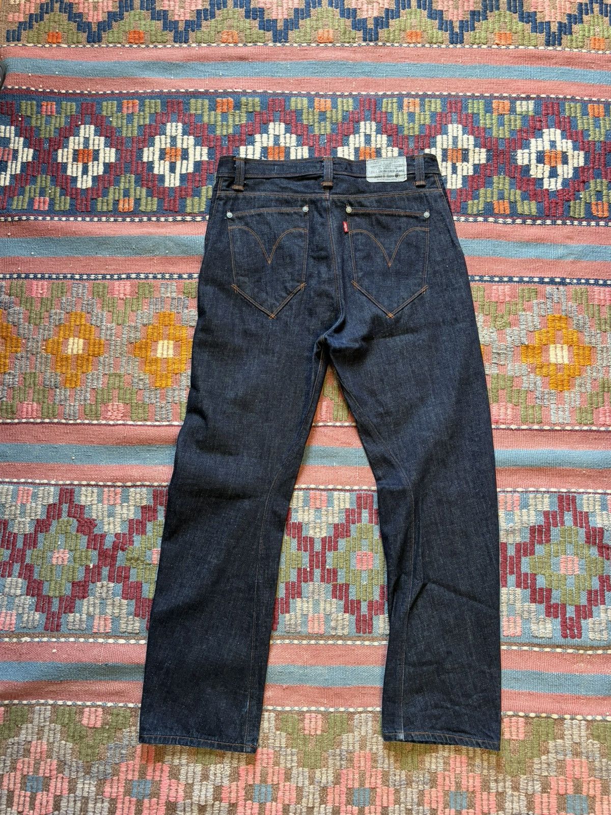 Levi's Vintage Clothing Y2K Levis Engineered Raw Selvedge Size US 34 / EU 50 - 2 Thumbnail