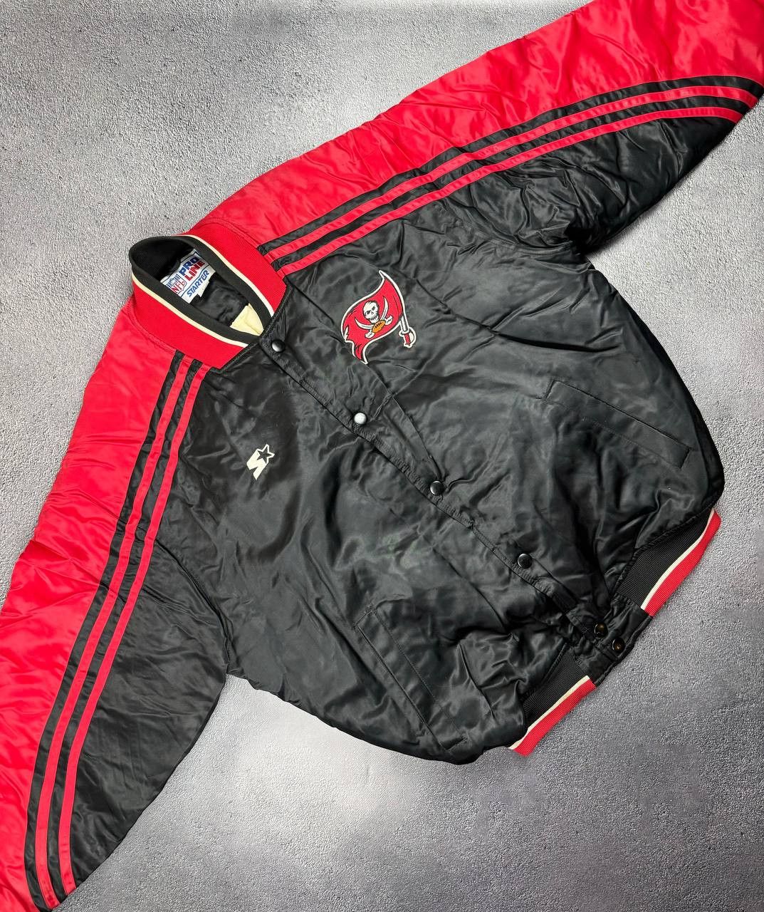 NFL NFL Pro Line Starter Buccaneers Jacket Vintage Bomber Size US L / EU 52-54 / 3 - 2 Thumbnail