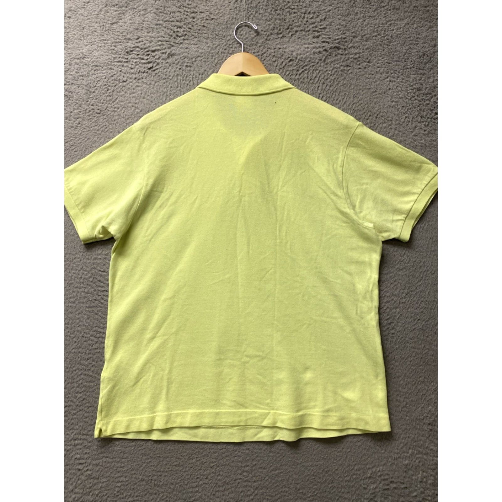 Lacoste Lacoste Polo Shirt Men 2XL Short Sleeve Lime Neon 100% Cotton Slim Fit Summer Comfort Size US XXL / EU 58 / 5 - 7 Thumbnail