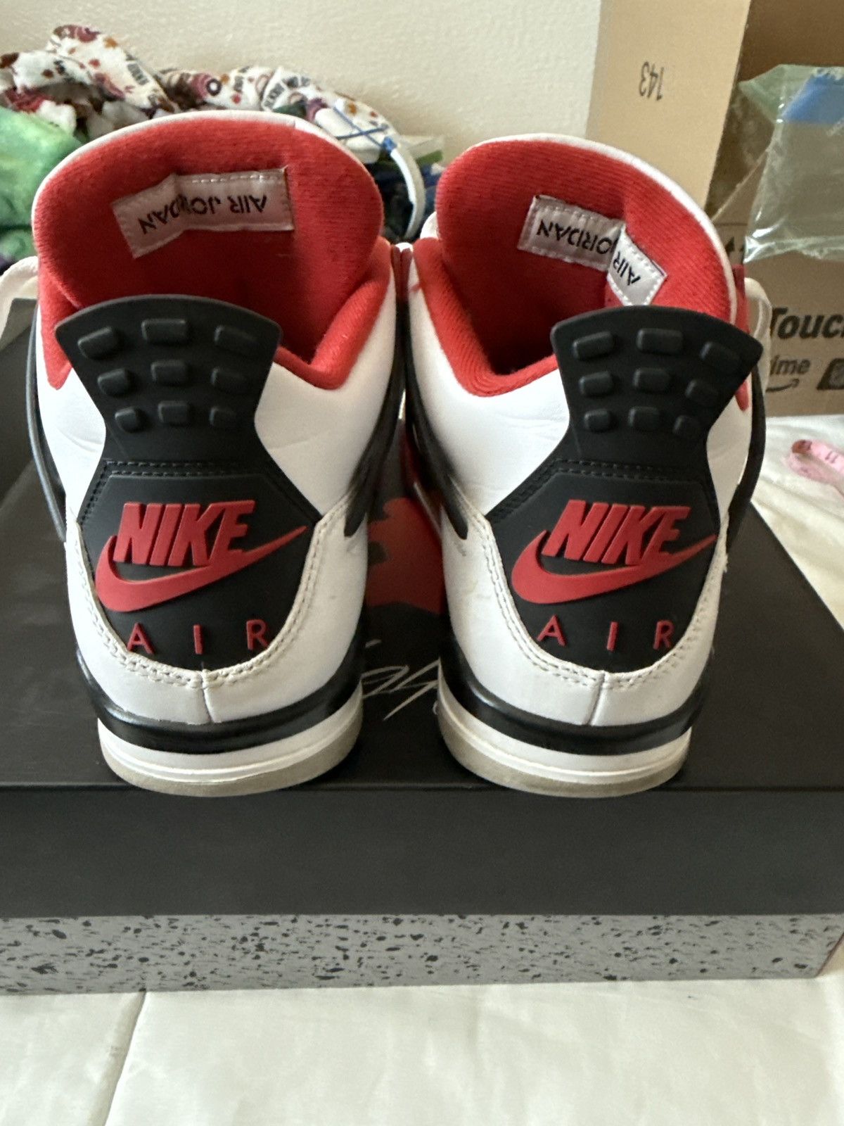 Jordan Brand Air Jordan 4 Retro Fire Red Size 8.5 Men Size US 8.5 / EU 41-42 - 8 Thumbnail