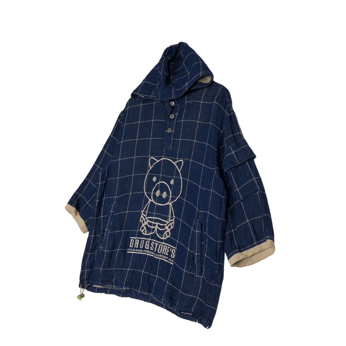 Hysteric Glamour 🔥Oversized Jacket Drug Store’s Big Logo Pig Tartan Design Size US L / EU 52-54 / 3 - 2 Thumbnail