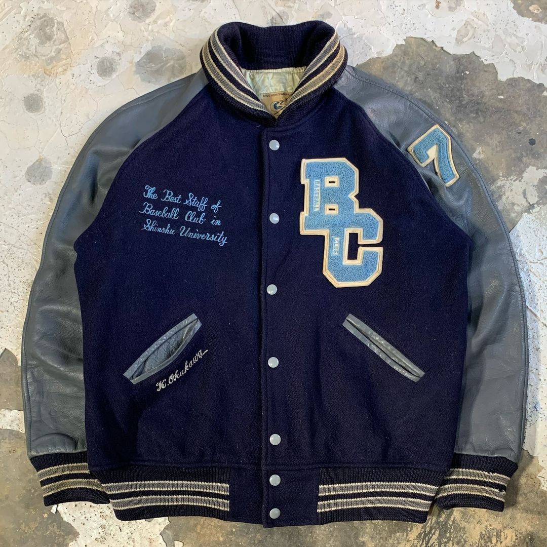 Champion × Vintage Vintage 80’s Rundown BC 77 Varsity Jacket Size US L / EU 52-54 / 3 - 1 Thumbnail