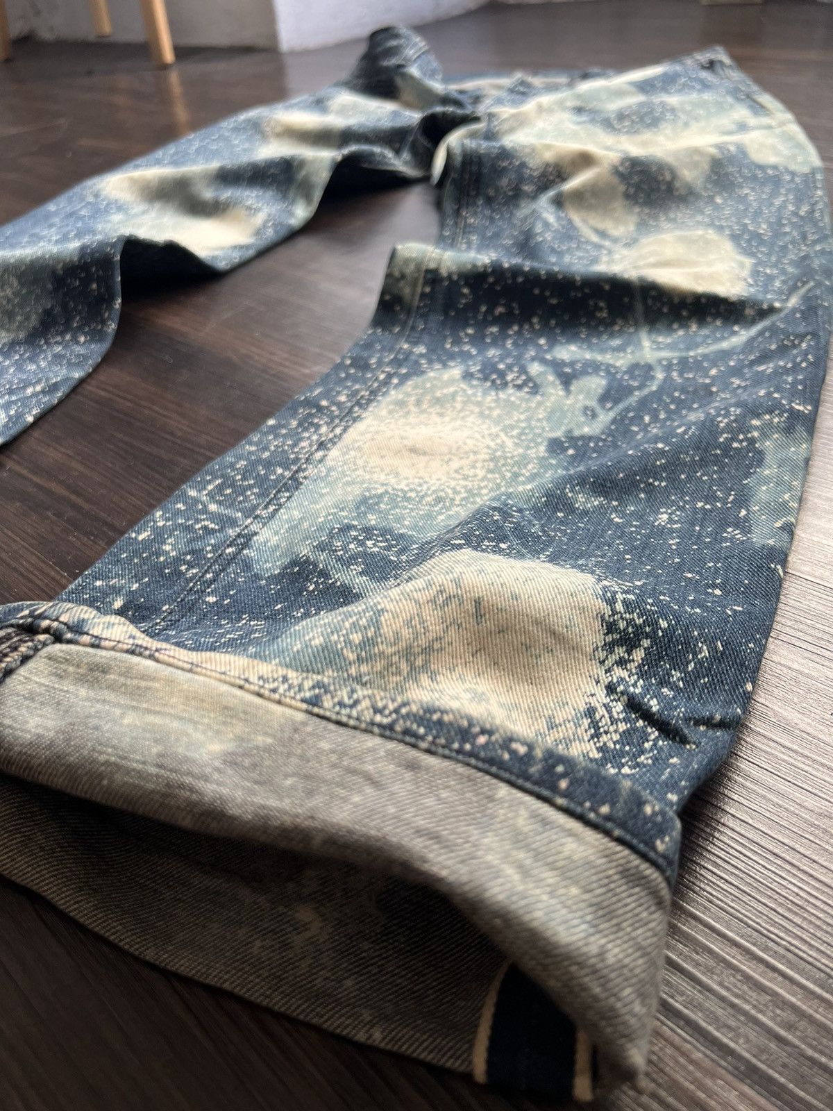 Issey Miyake × Lee 🔥Runway🔥 Issey miyake X Lee Splatter Paint denim - 33 Size US 34 / EU 50 - 6 Thumbnail